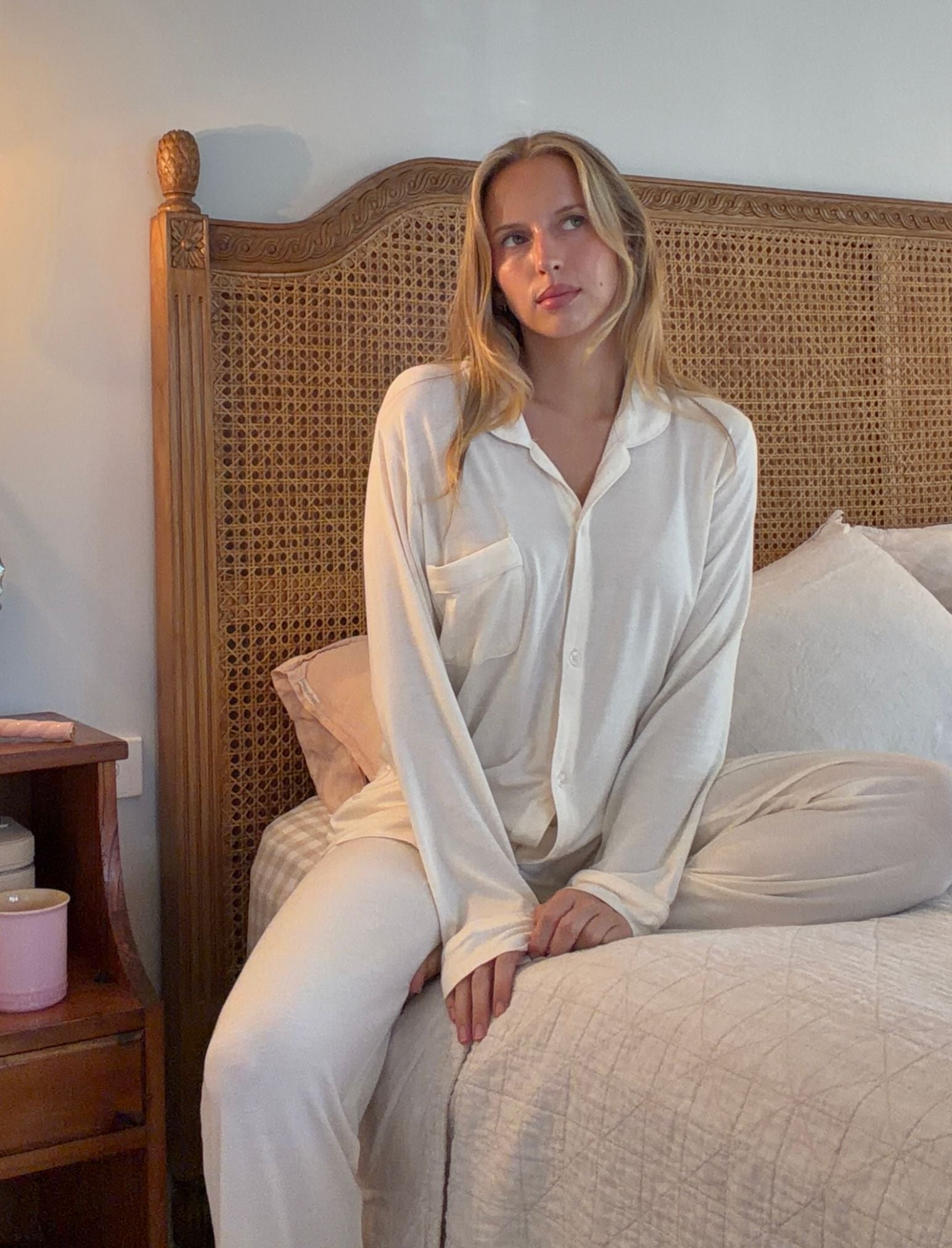 Kate Modal Soft Full Length PJ Set