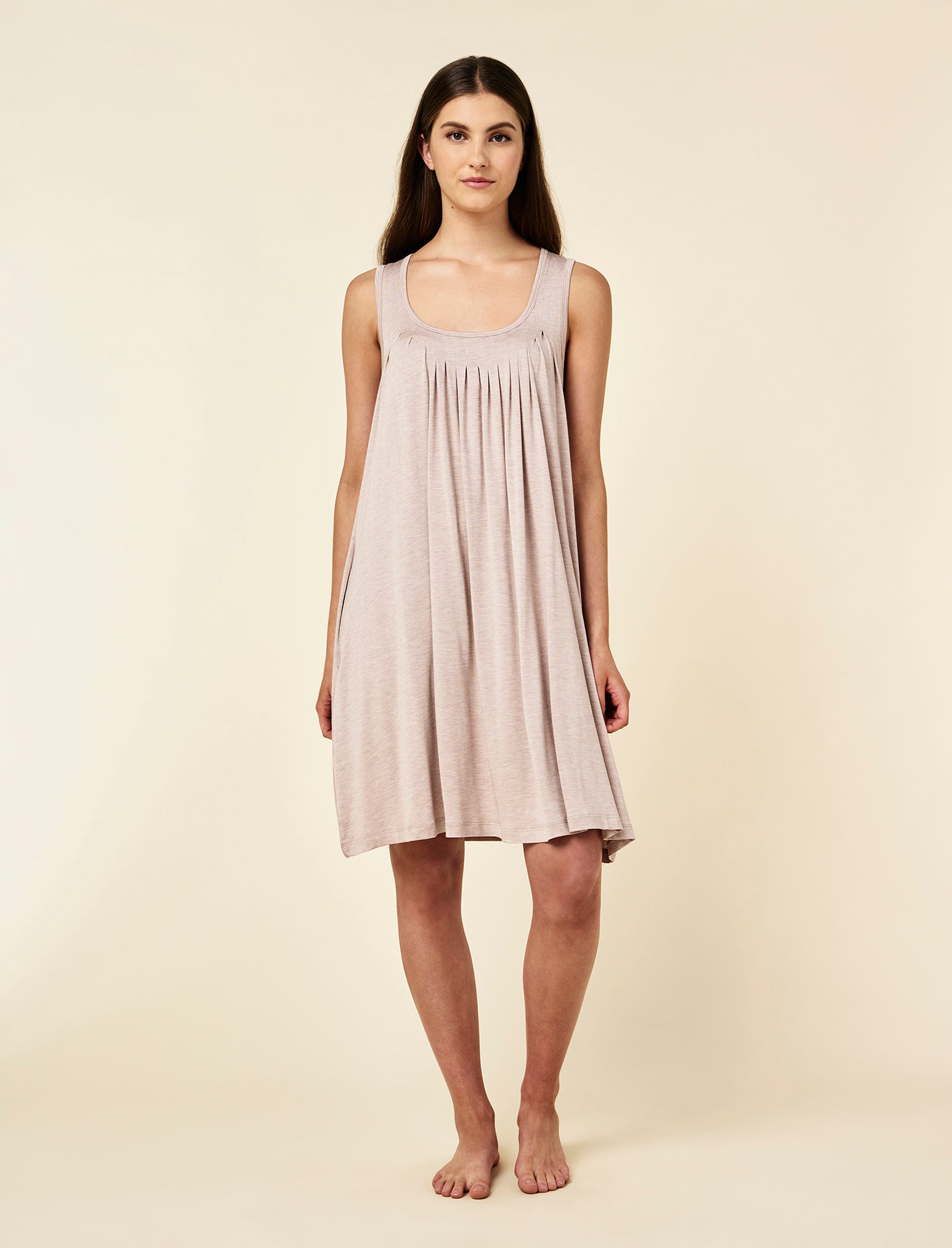Kate Modal Soft Pleat Front Nightie