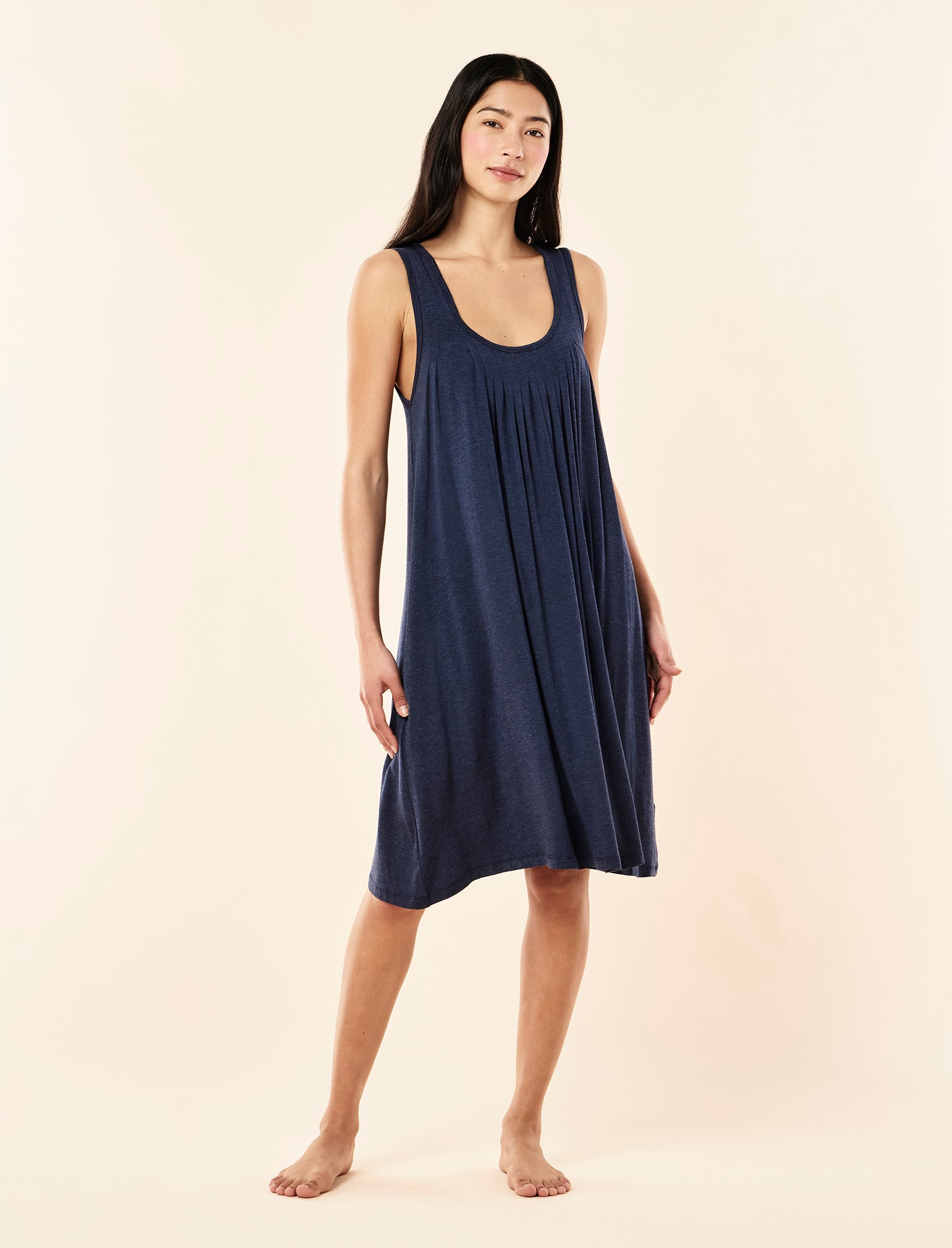 Kate Modal Soft Pleat Front Nightie