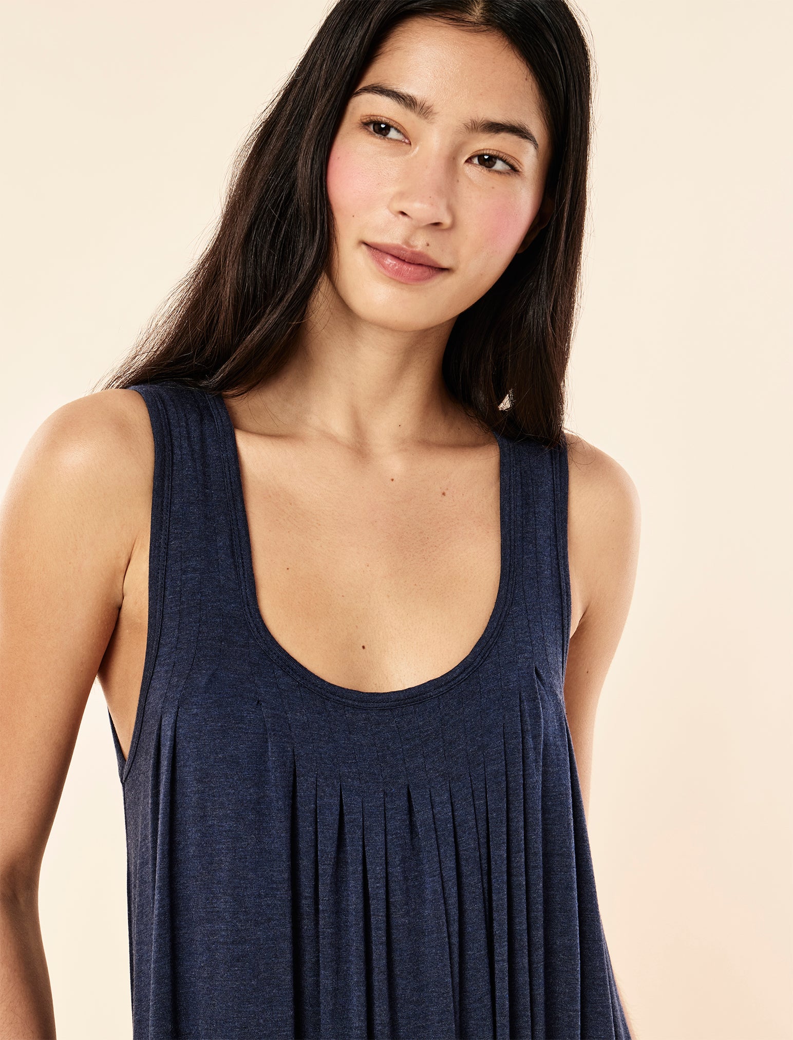 Kate Modal Soft Pleat Front Nightie