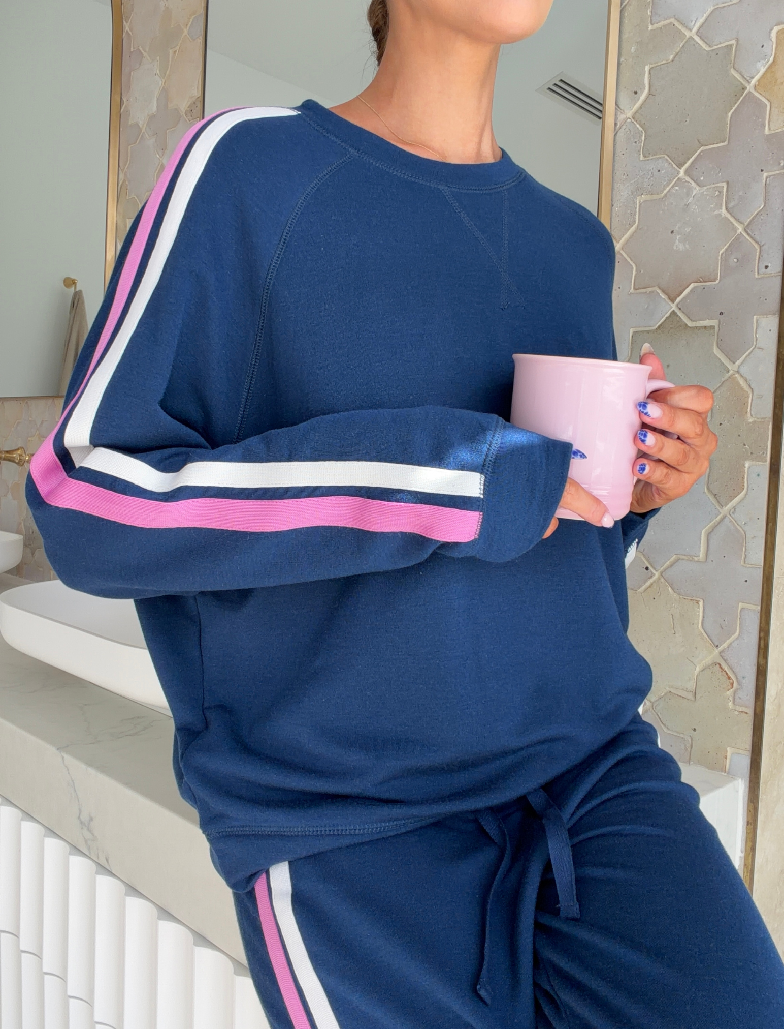Cosy Kate Stripe Long Sleeve Top