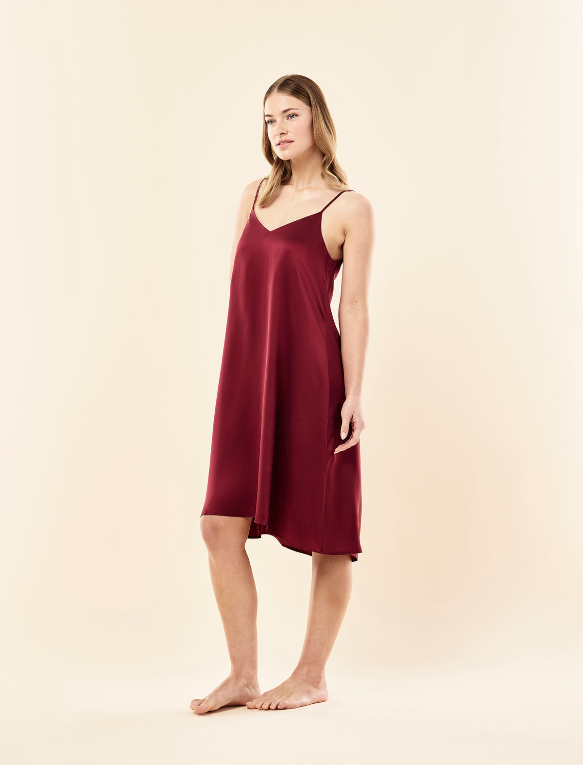 Audrey Washable Silk Slip Nightie