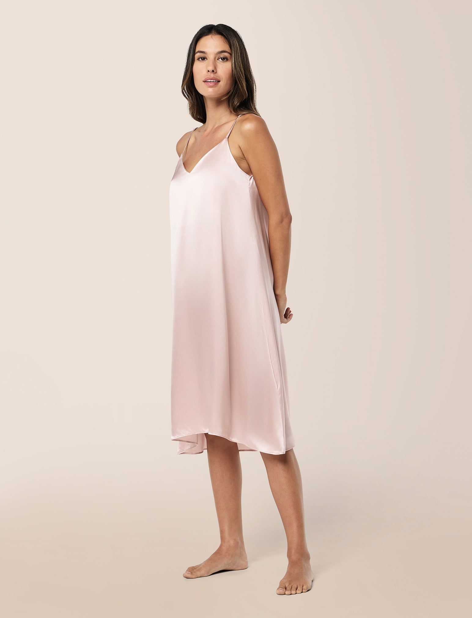 Audrey Washable Silk Slip Nightie