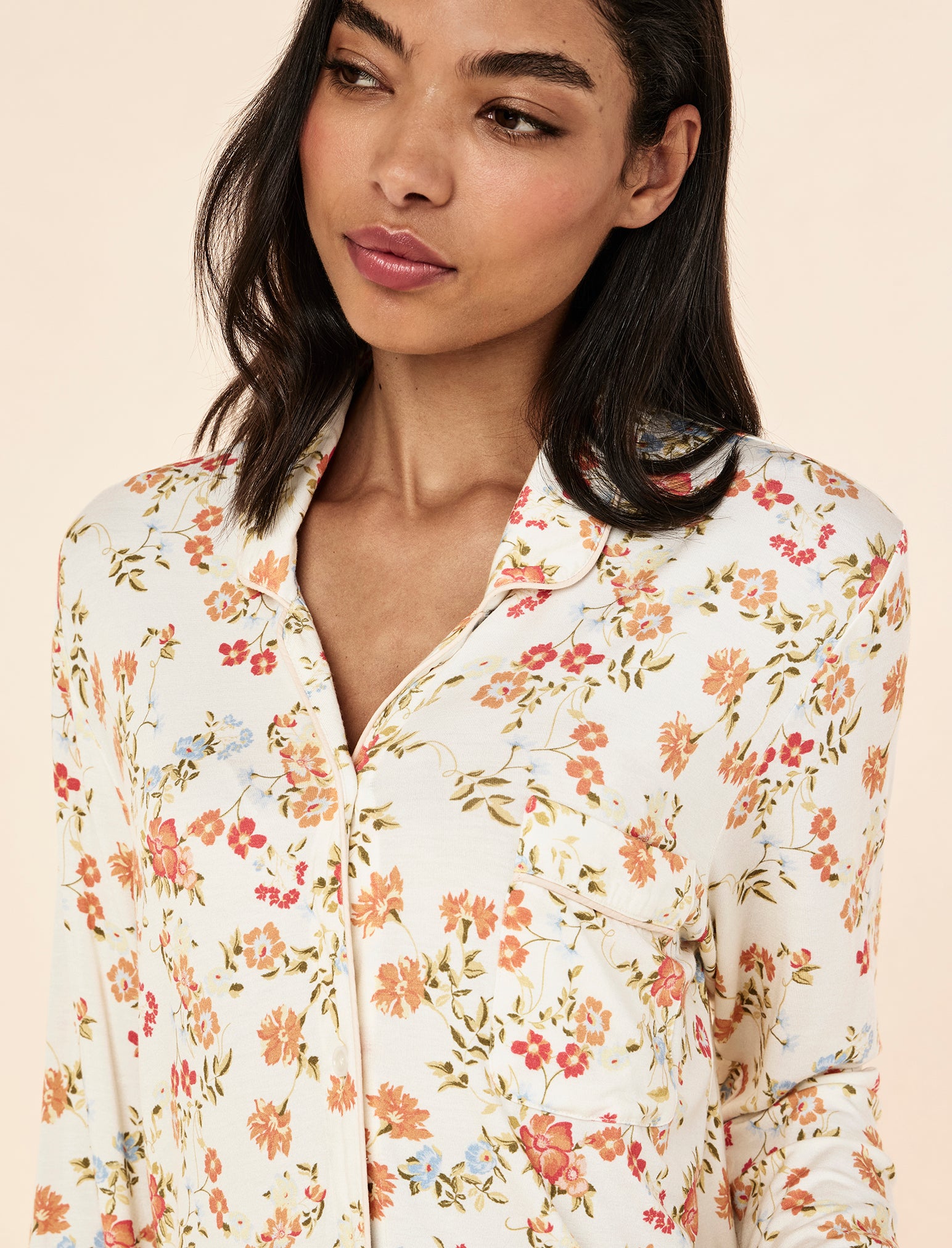 Kate Modal Soft Full Length PJ Set