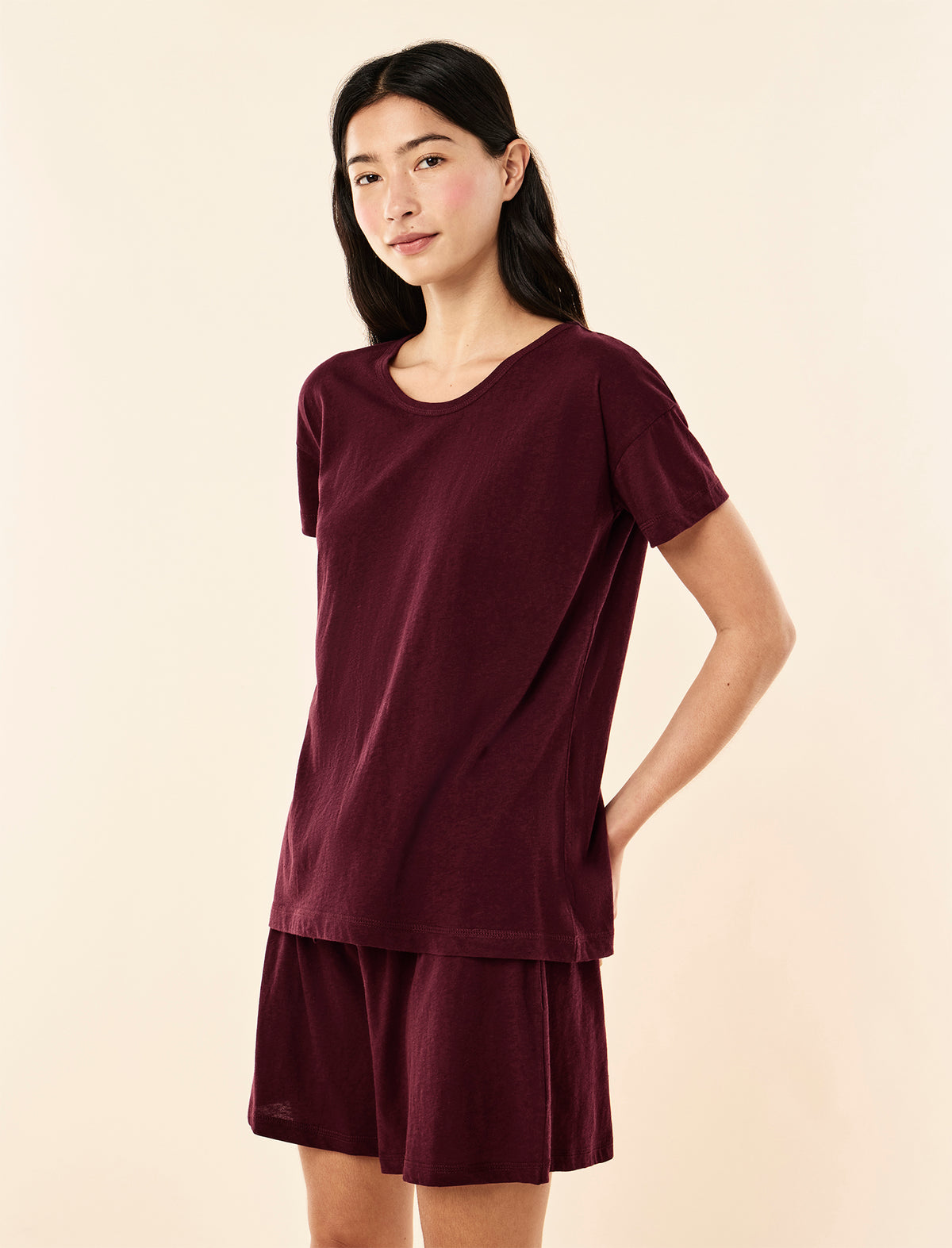 Jada Organic Cotton Knit Classic Tee