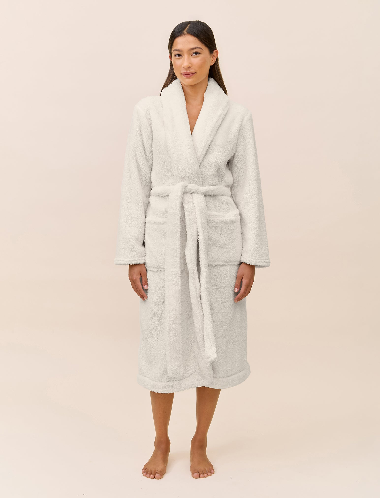 Cosy Mid-Length Plush Robe