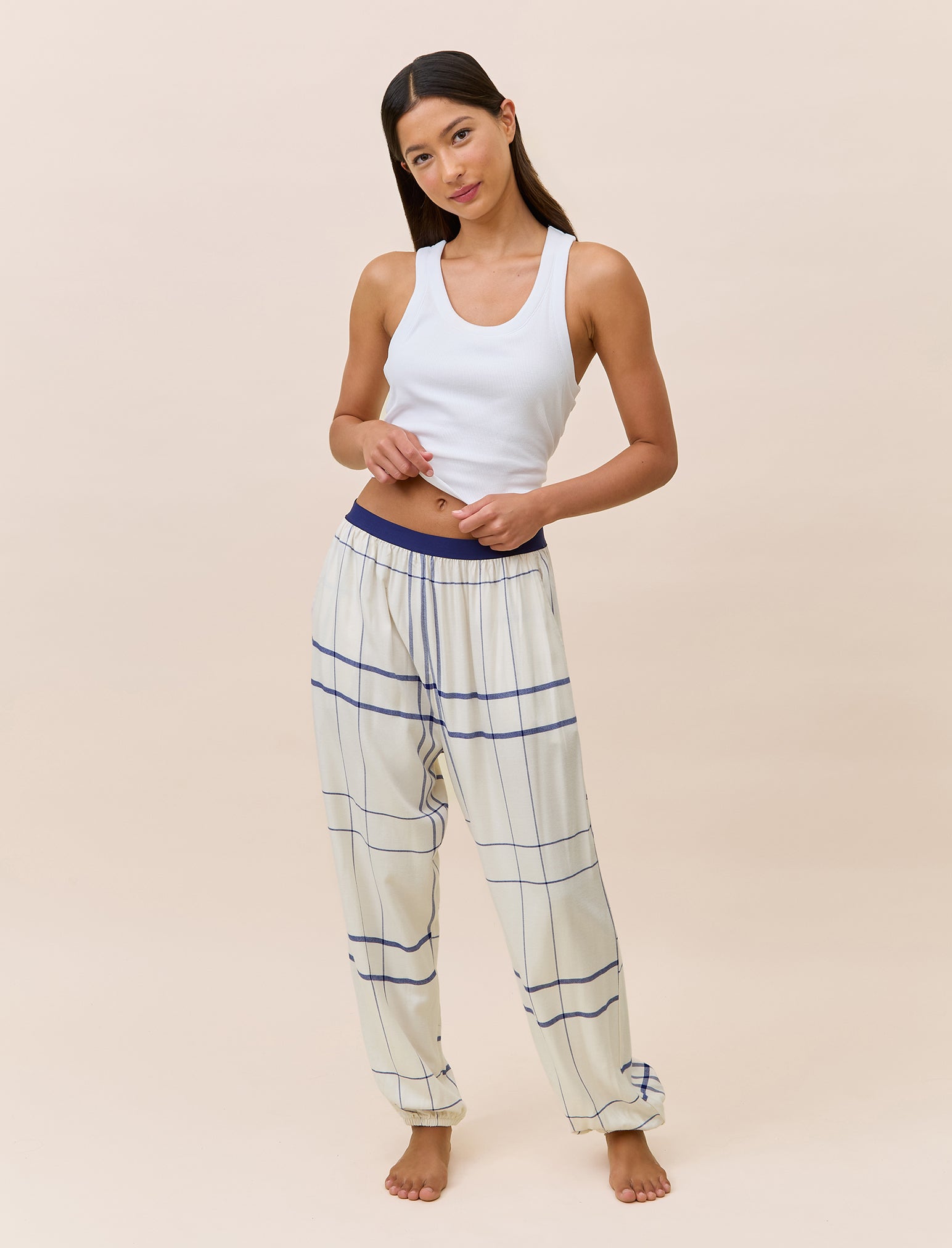 Comfy Plaid Jogger
