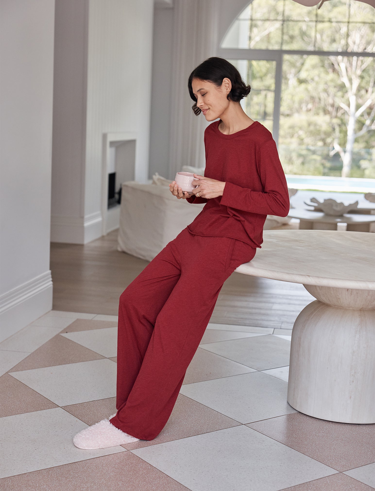 Jada Organic Cotton Boxy Long Sleeve Tee