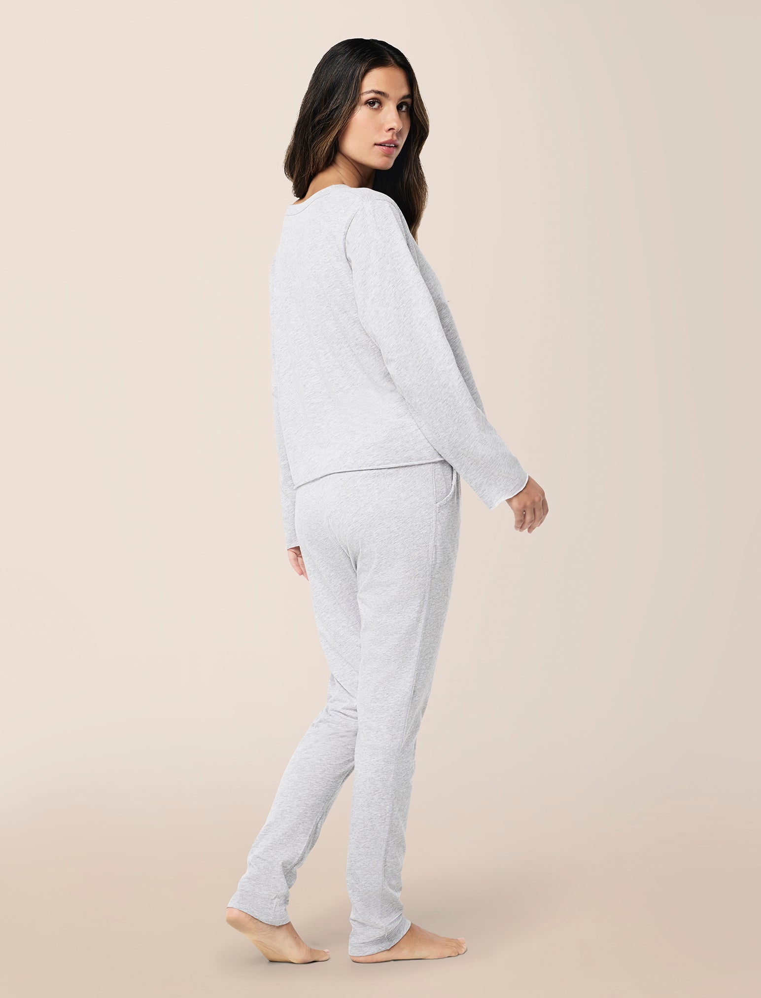 Jada Organic Cotton Boxy Long Sleeve Tee