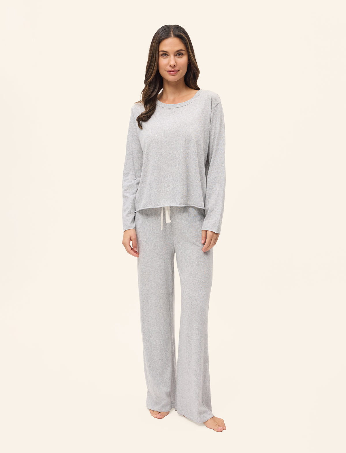 Jada Organic Cotton Boxy Long Sleeve Tee
