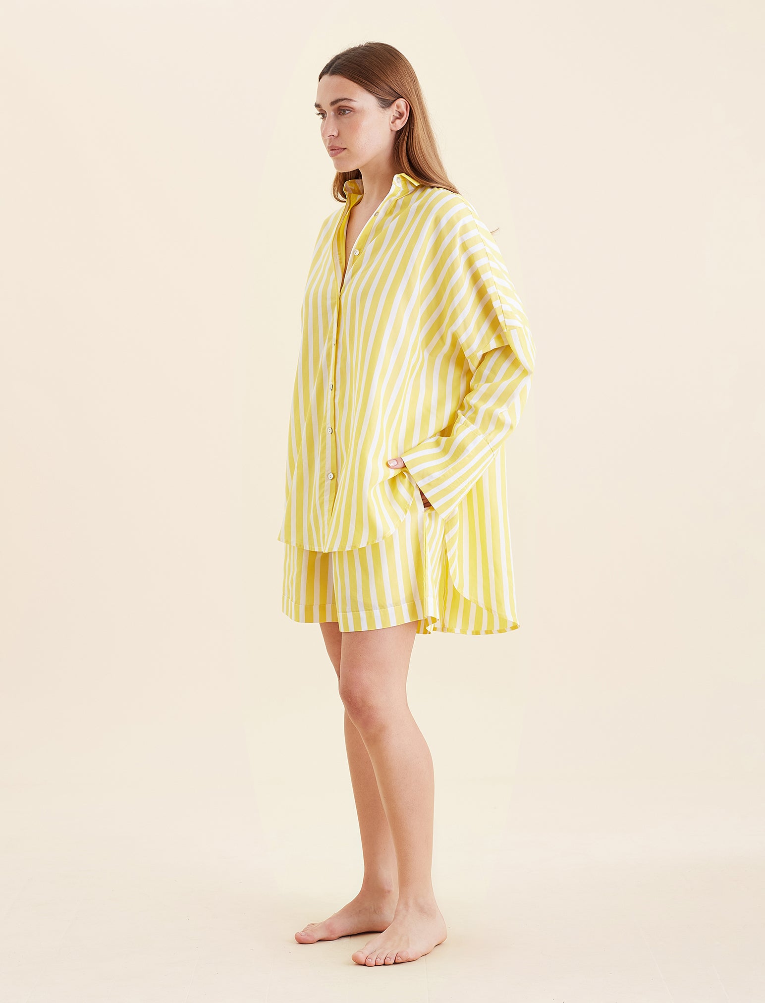 Amelie Long Sleeve Boxer PJ Set