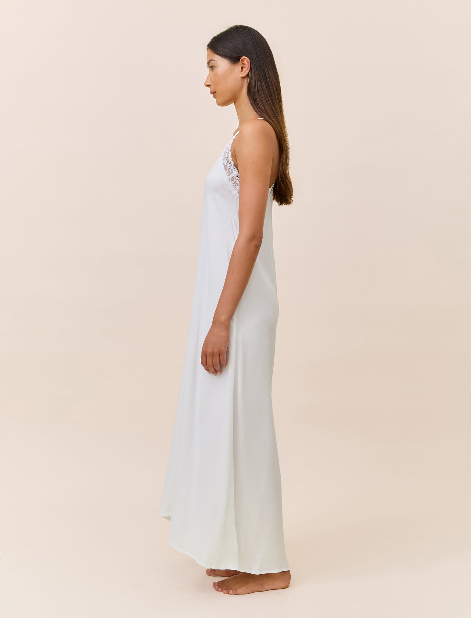 Talia Lace Front Maxi Nightie