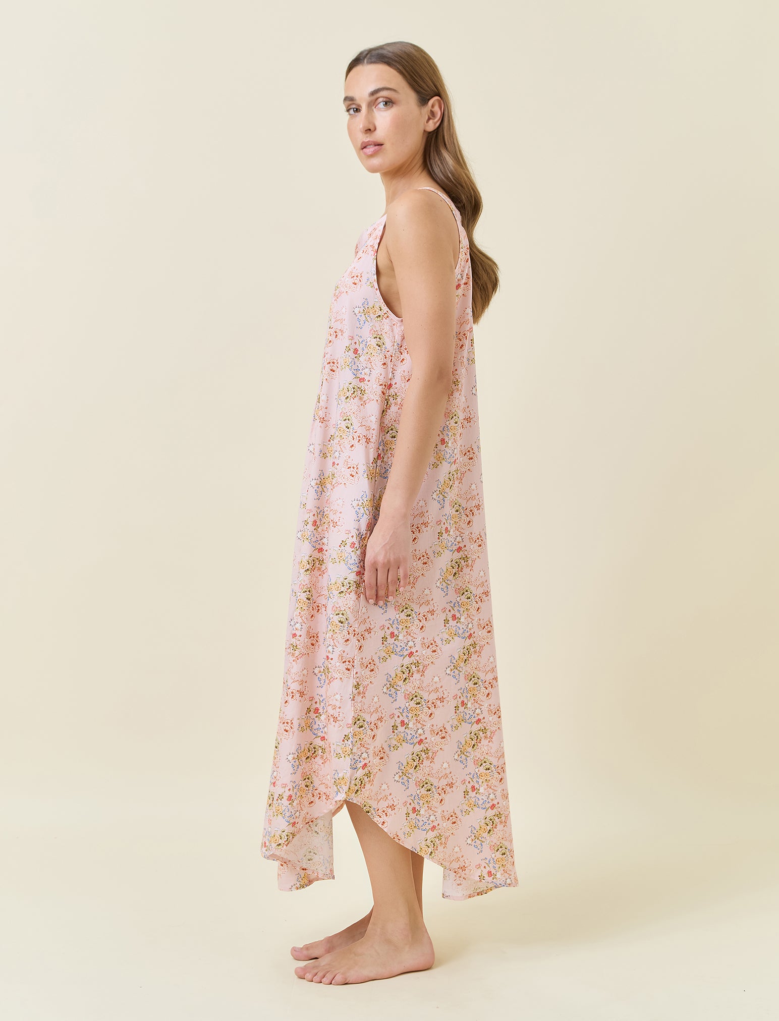 Molly Panel Front Maxi Nightie