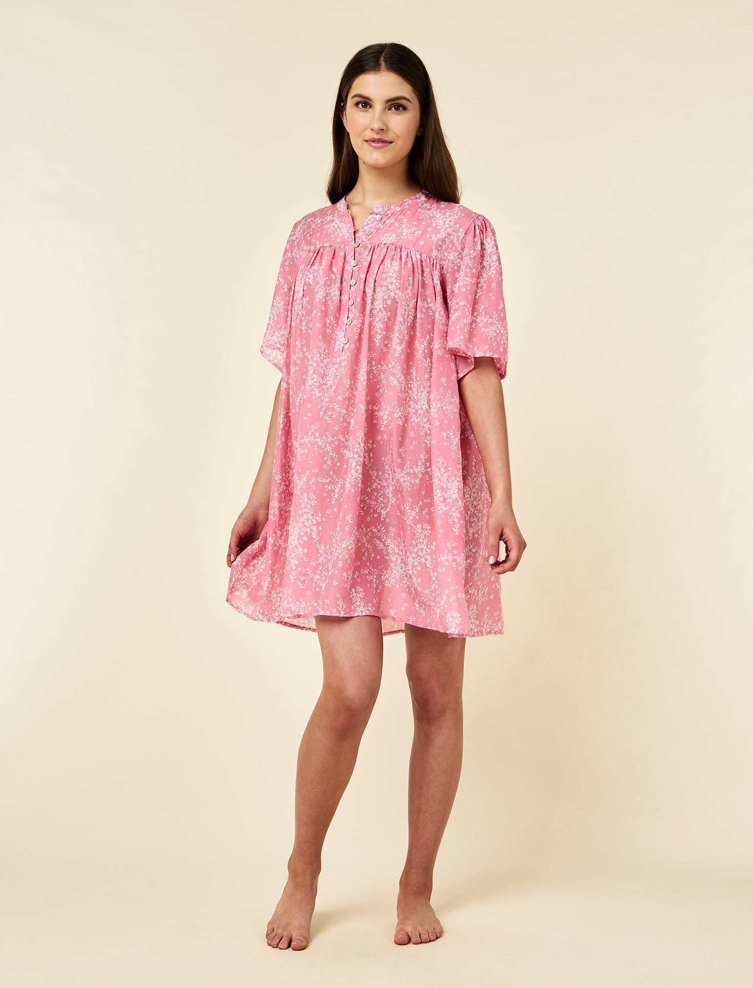 Cheri Blossom Smocked Nightie