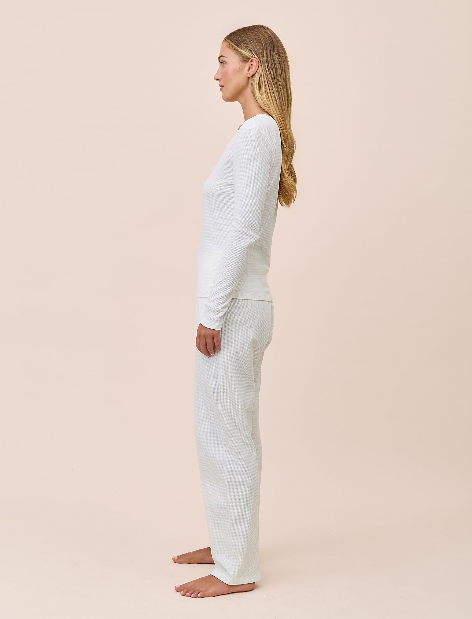 Claire Soft Cotton Waffle PJ Set