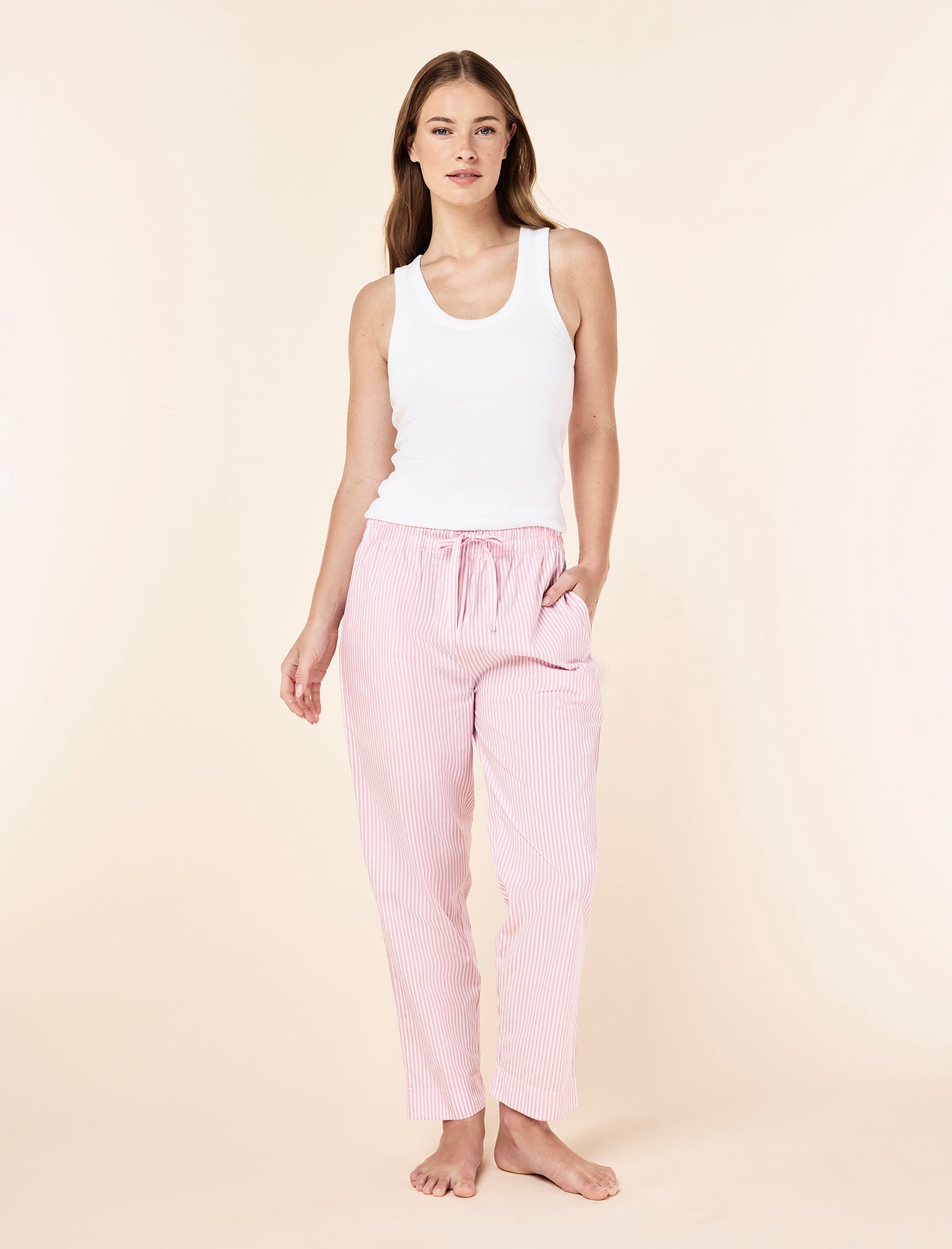 Tennis Stripe Full Length Pant