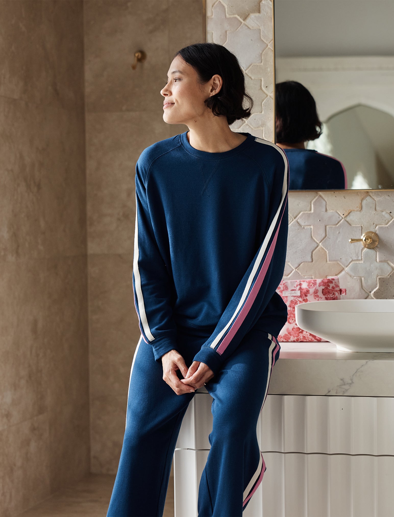 Cosy Kate Stripe Long Sleeve Top