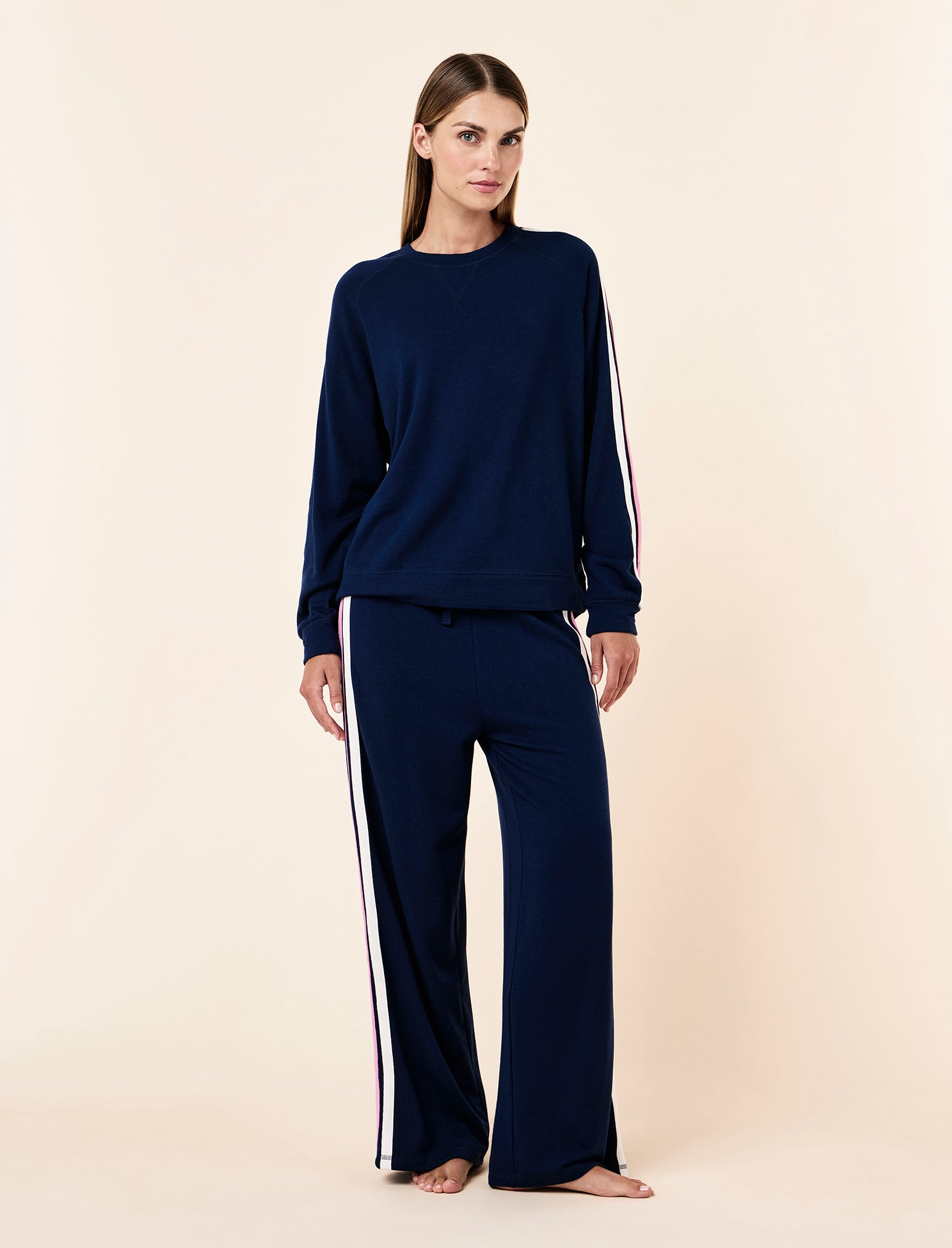 Cosy Kate Stripe Long Sleeve Top