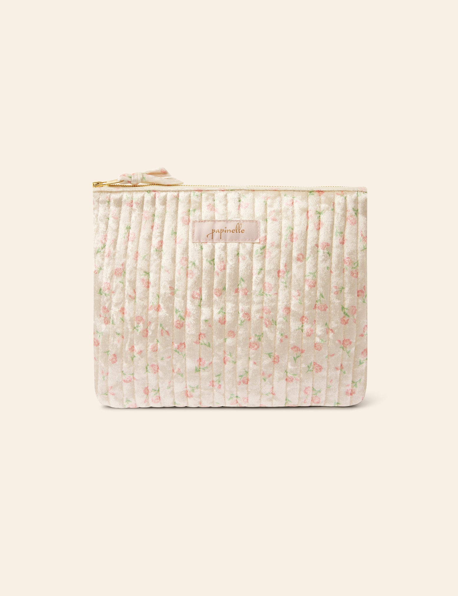 Velvet Quilted Cos Bag