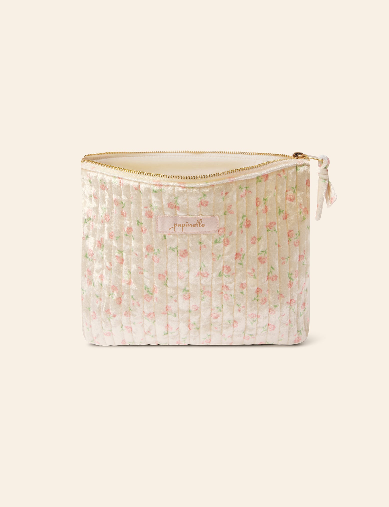 Velvet Quilted Cos Bag