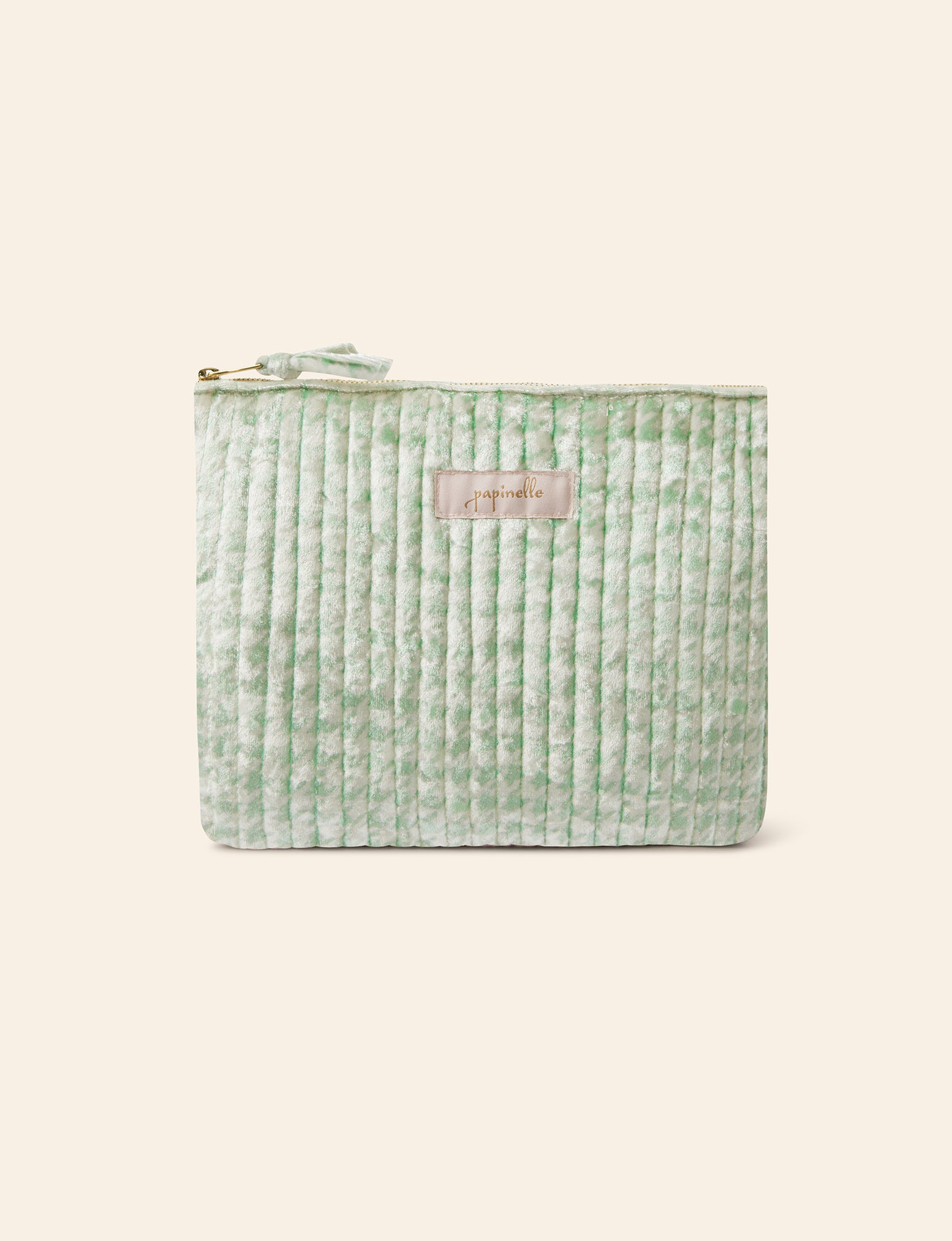 Velvet Quilted Cos Bag