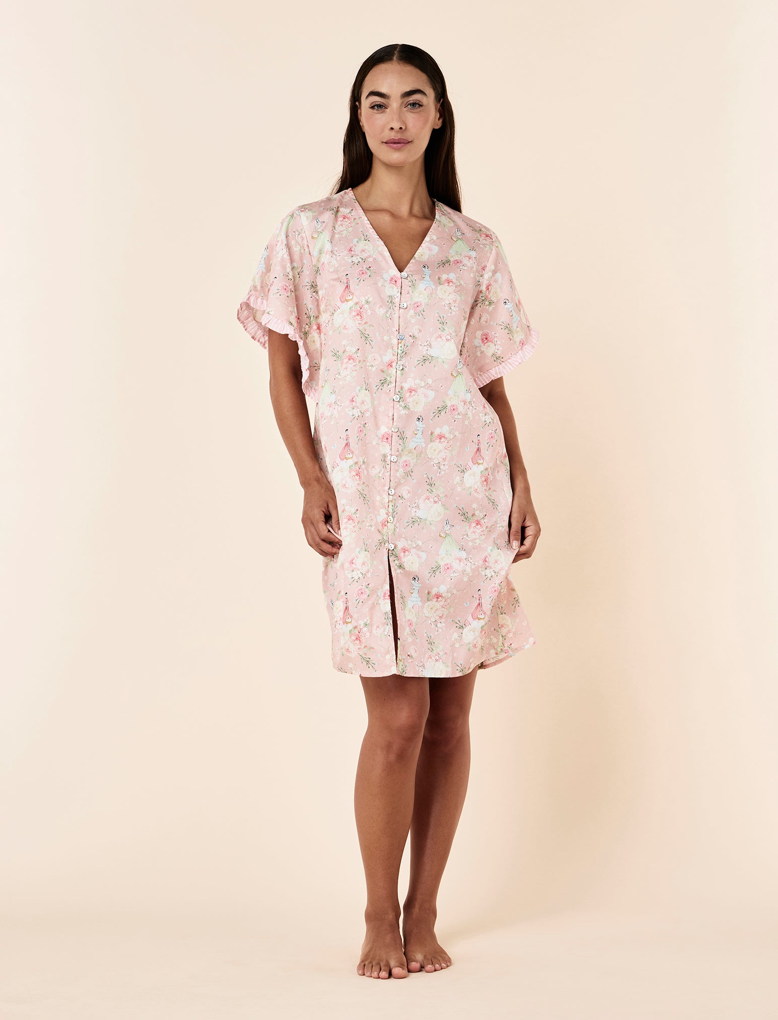 Blush Baskets Midi Nightie