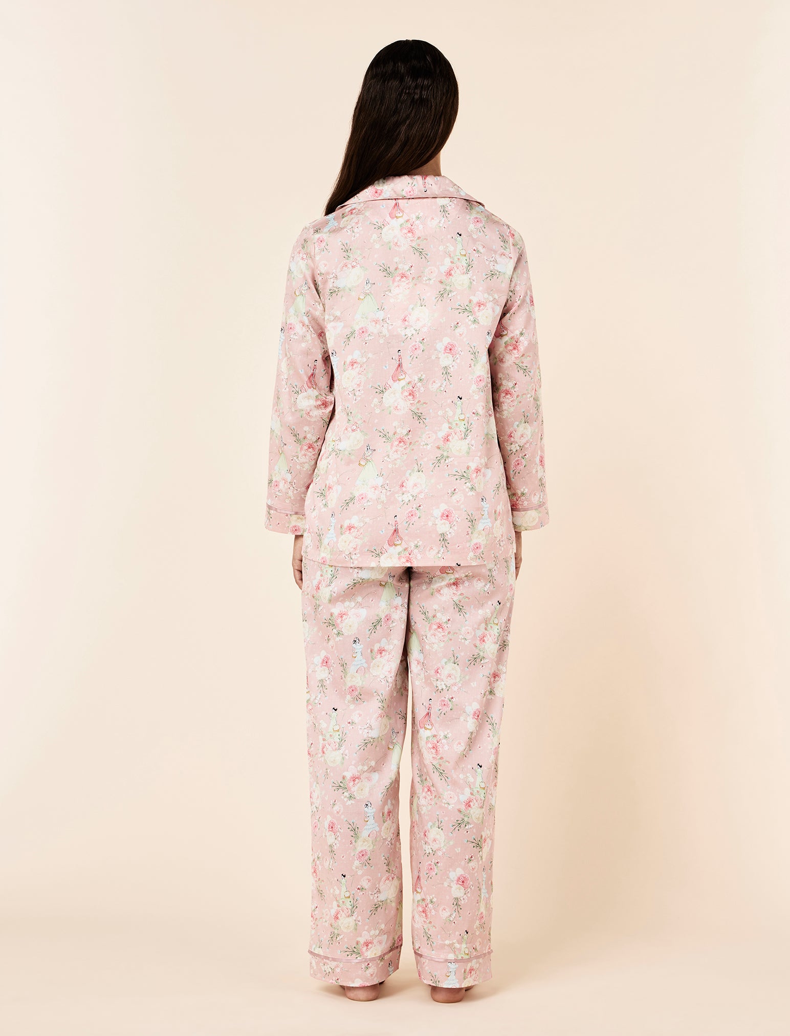 Blush Baskets Full Lentgh PJ Set