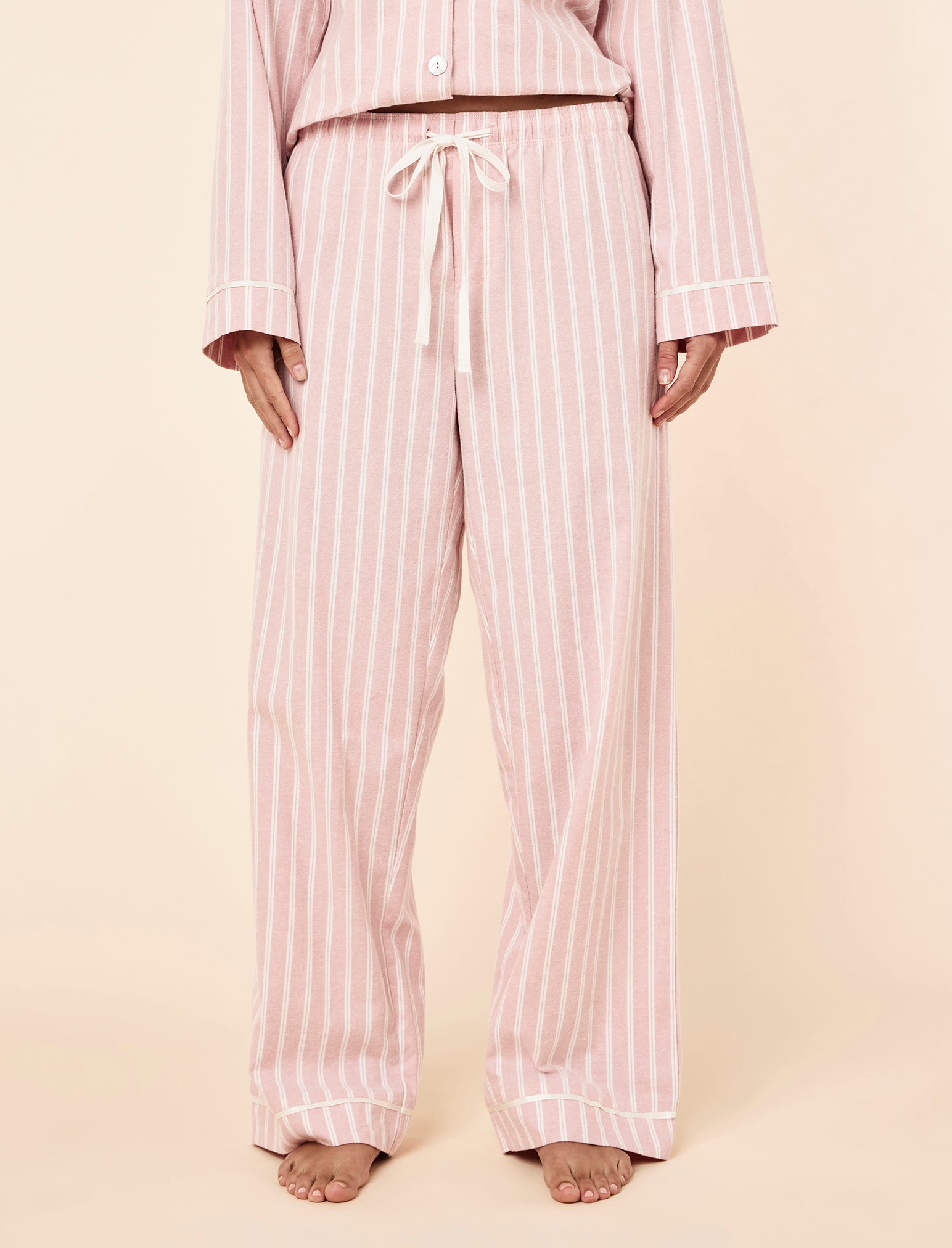Organic Brushed Cosy Full Length PJ Set