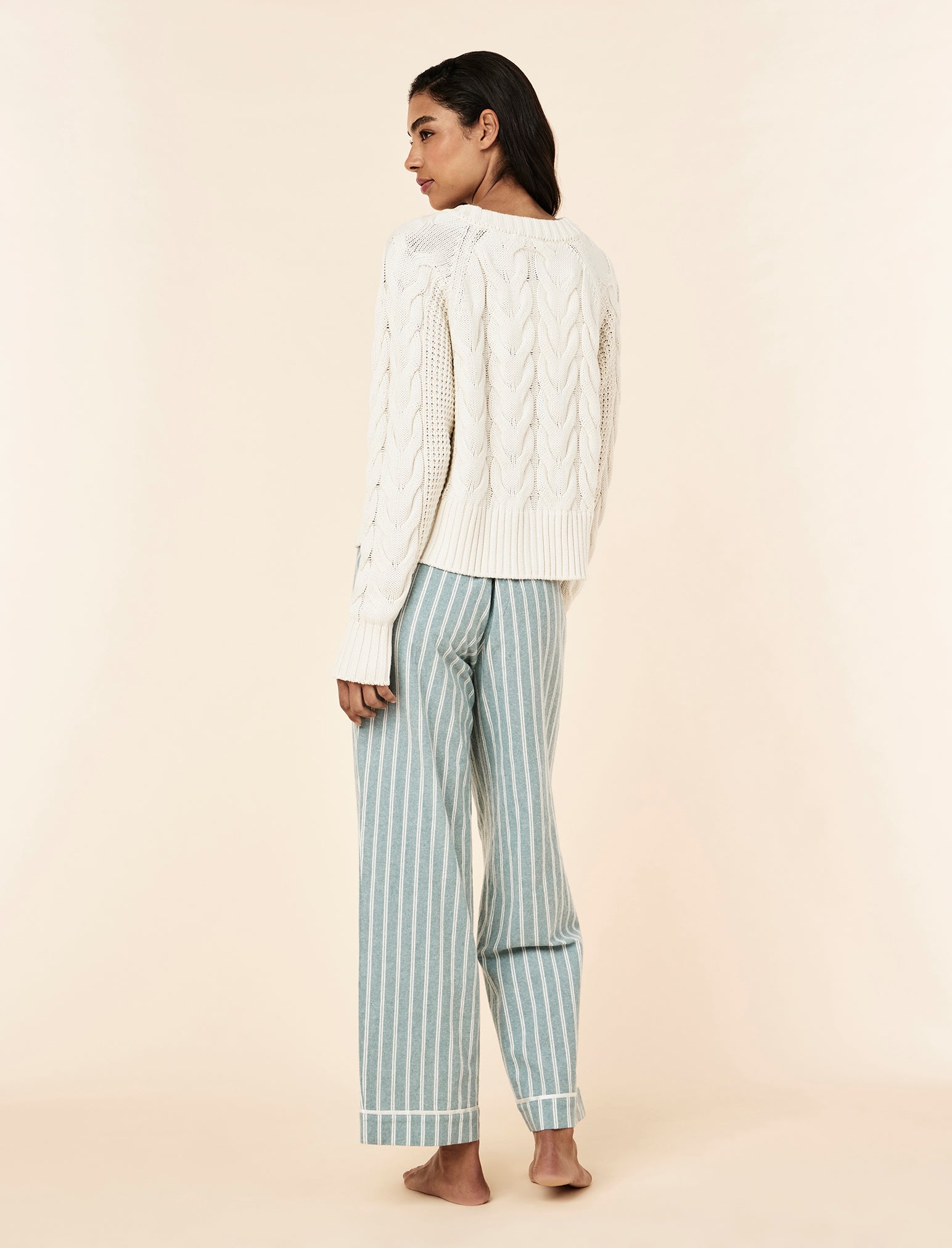 Cosy Cable Cotton Cashmere Cardi