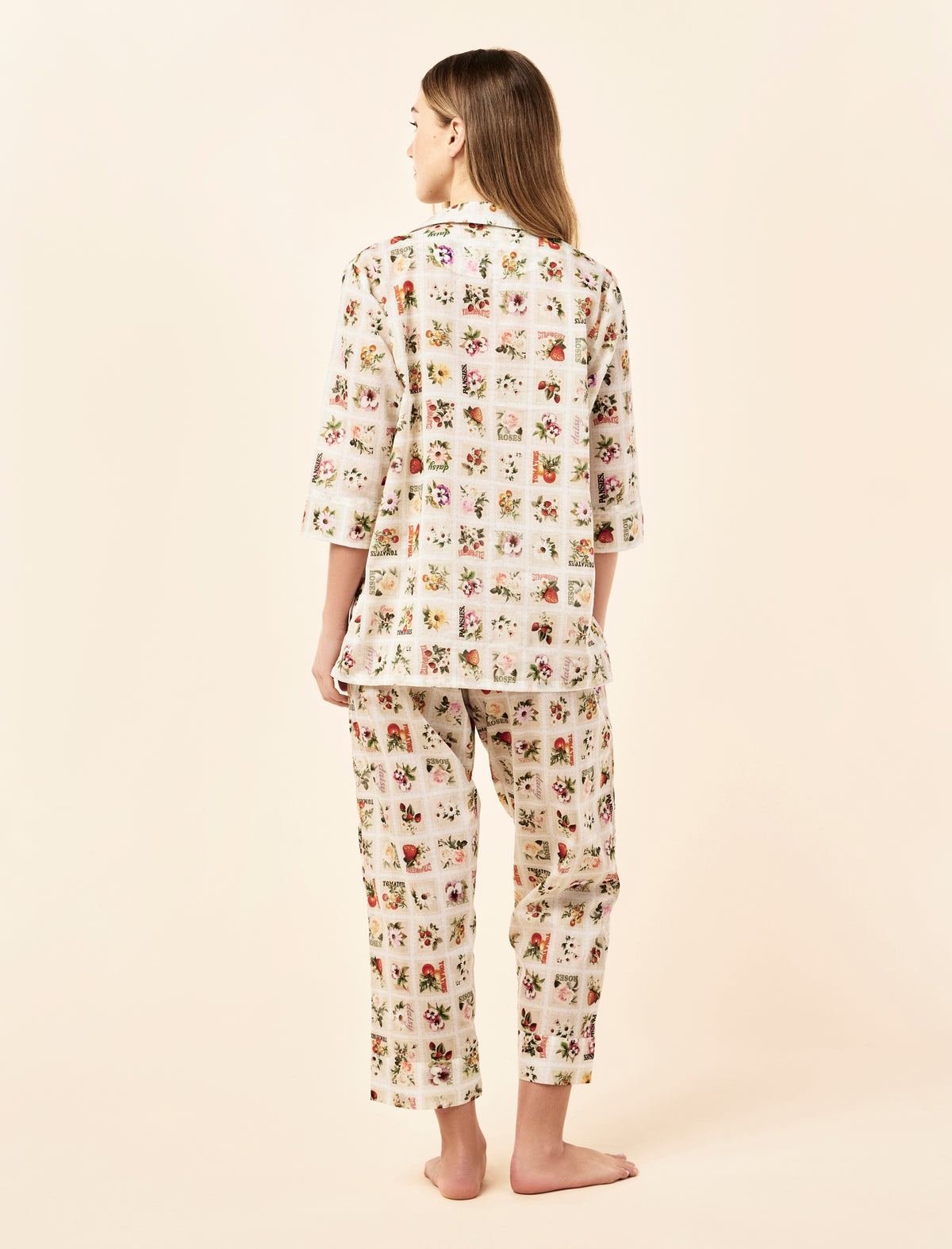 Blooms Crop PJ Set