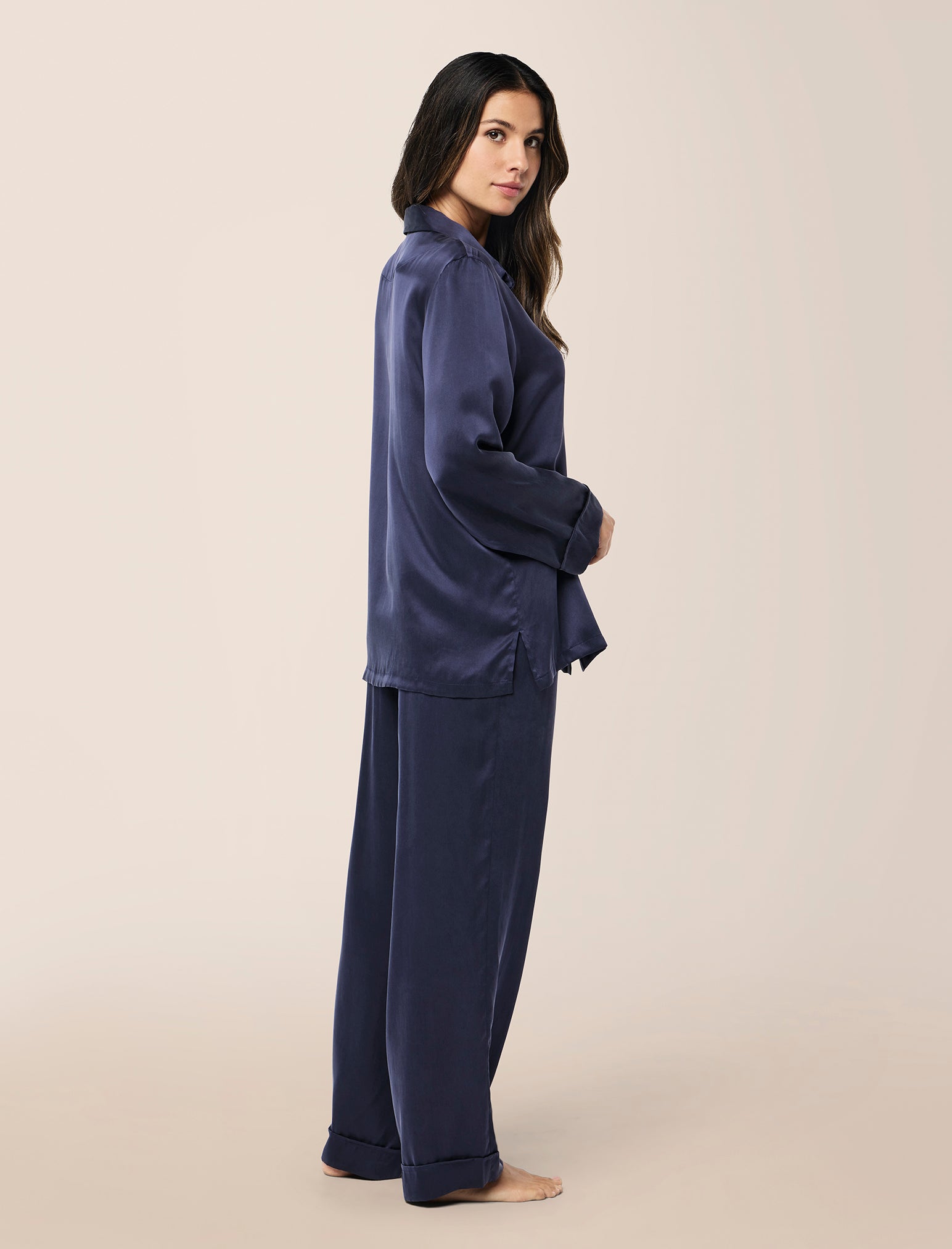 Audrey Washable Silk Full Length PJ