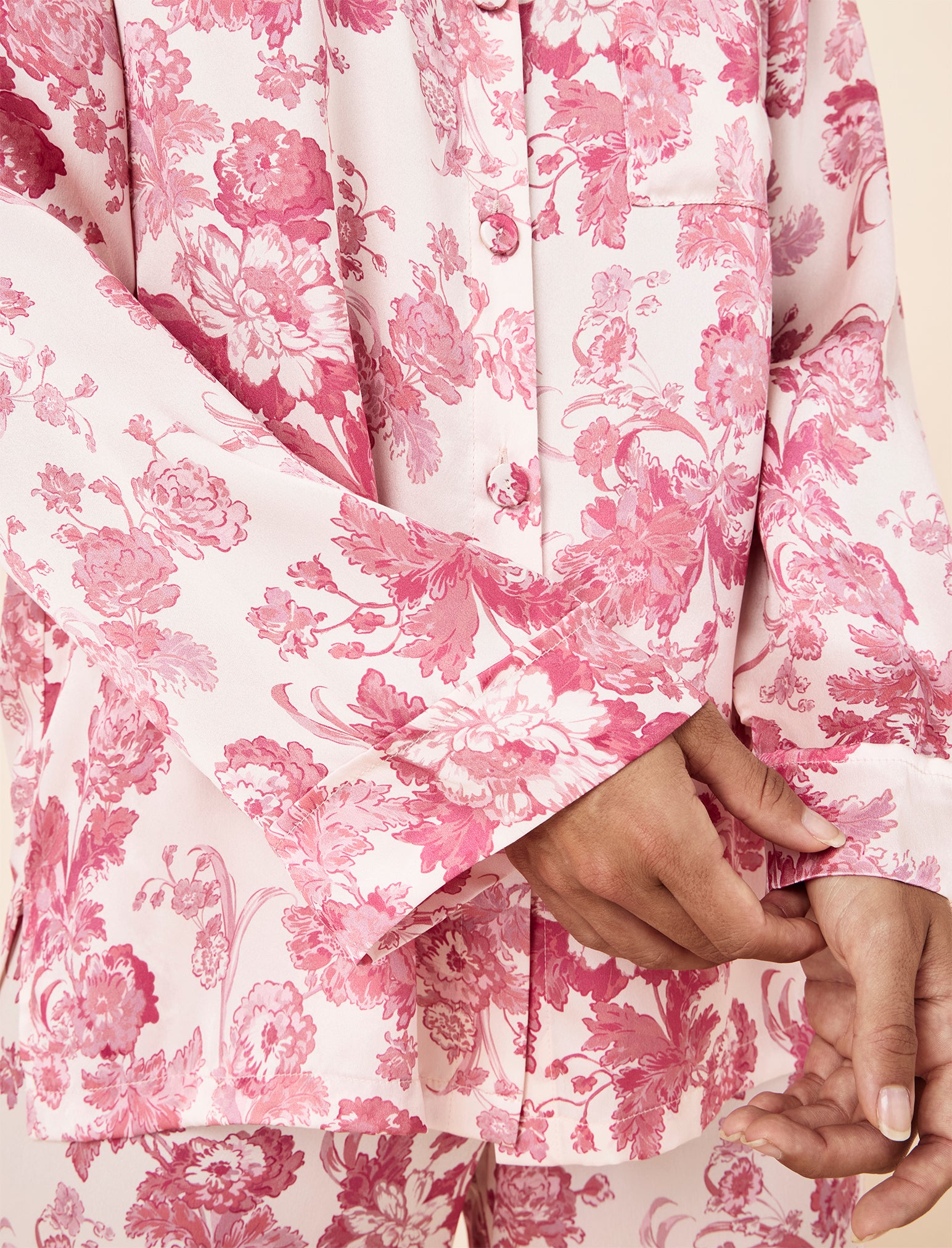 Madelyn Silk Full Length PJ Set