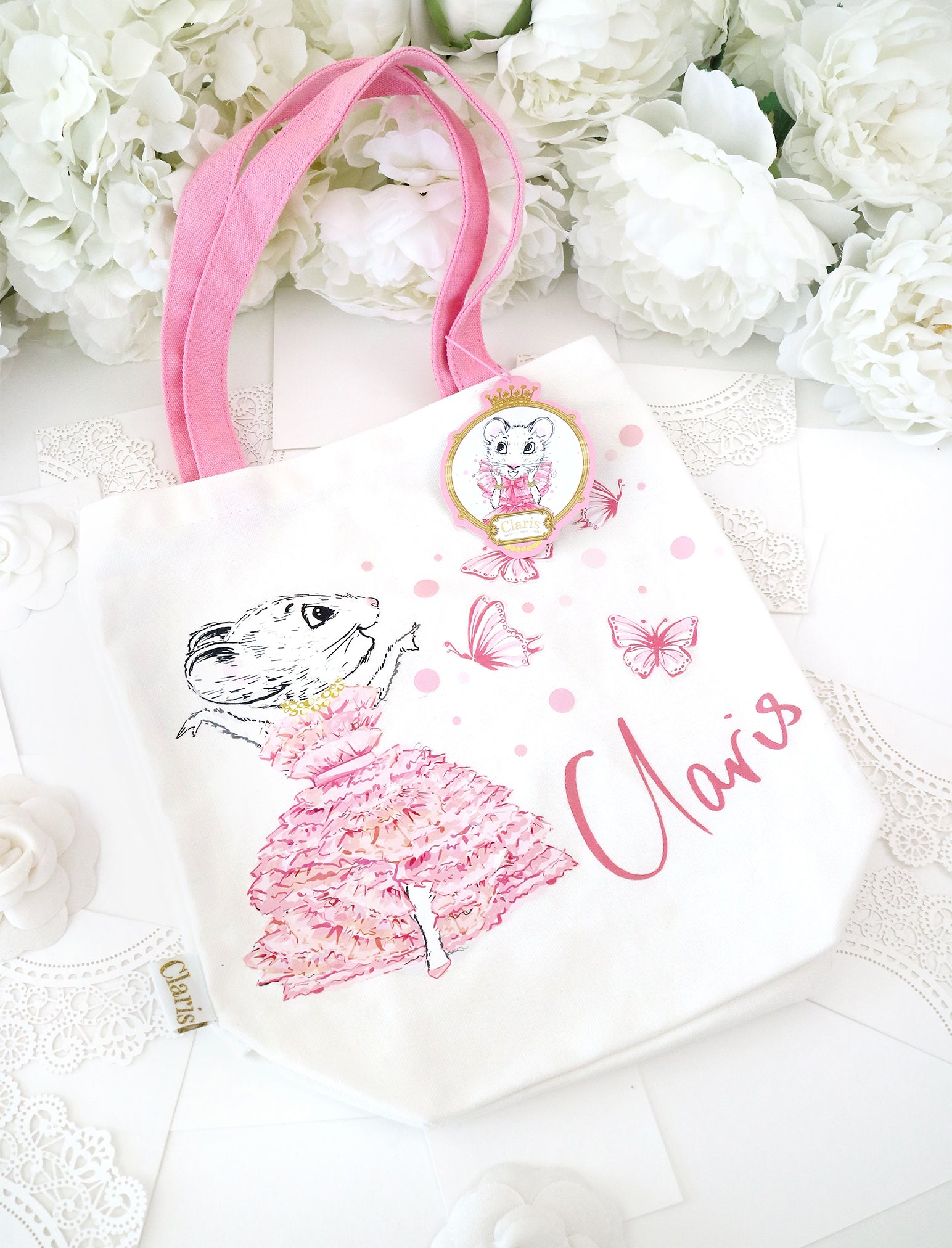 Claris Canvas Book Bag