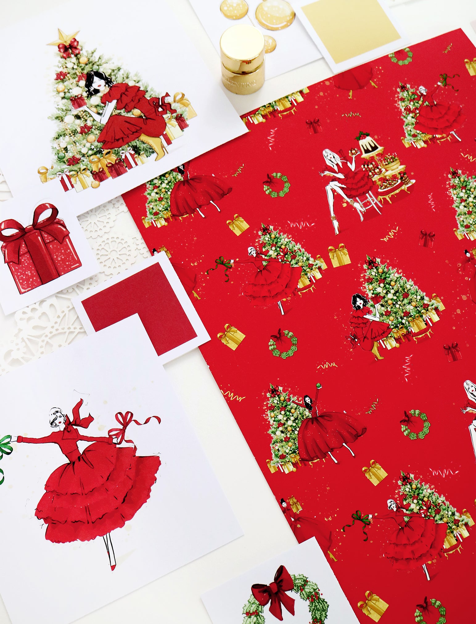 Claris The Mouse Quilted Cos Bag