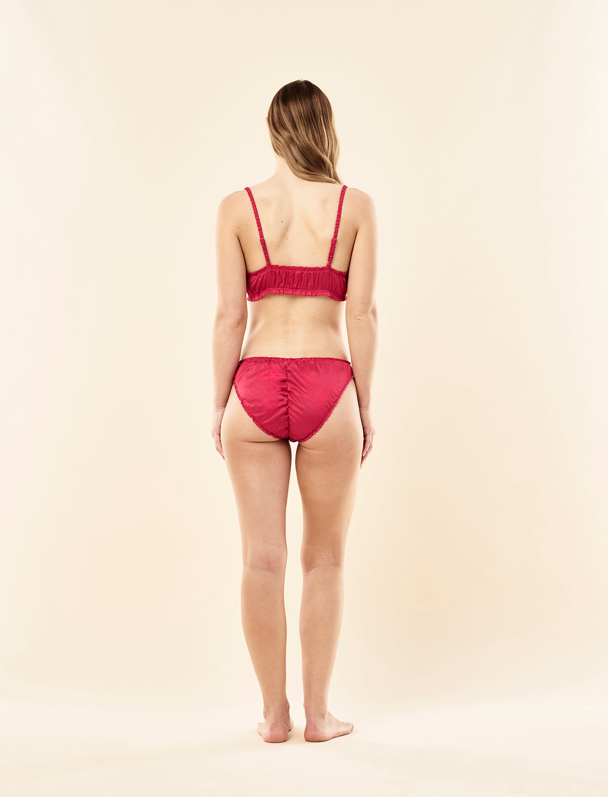 Audrey Mulberry Silk Bralette