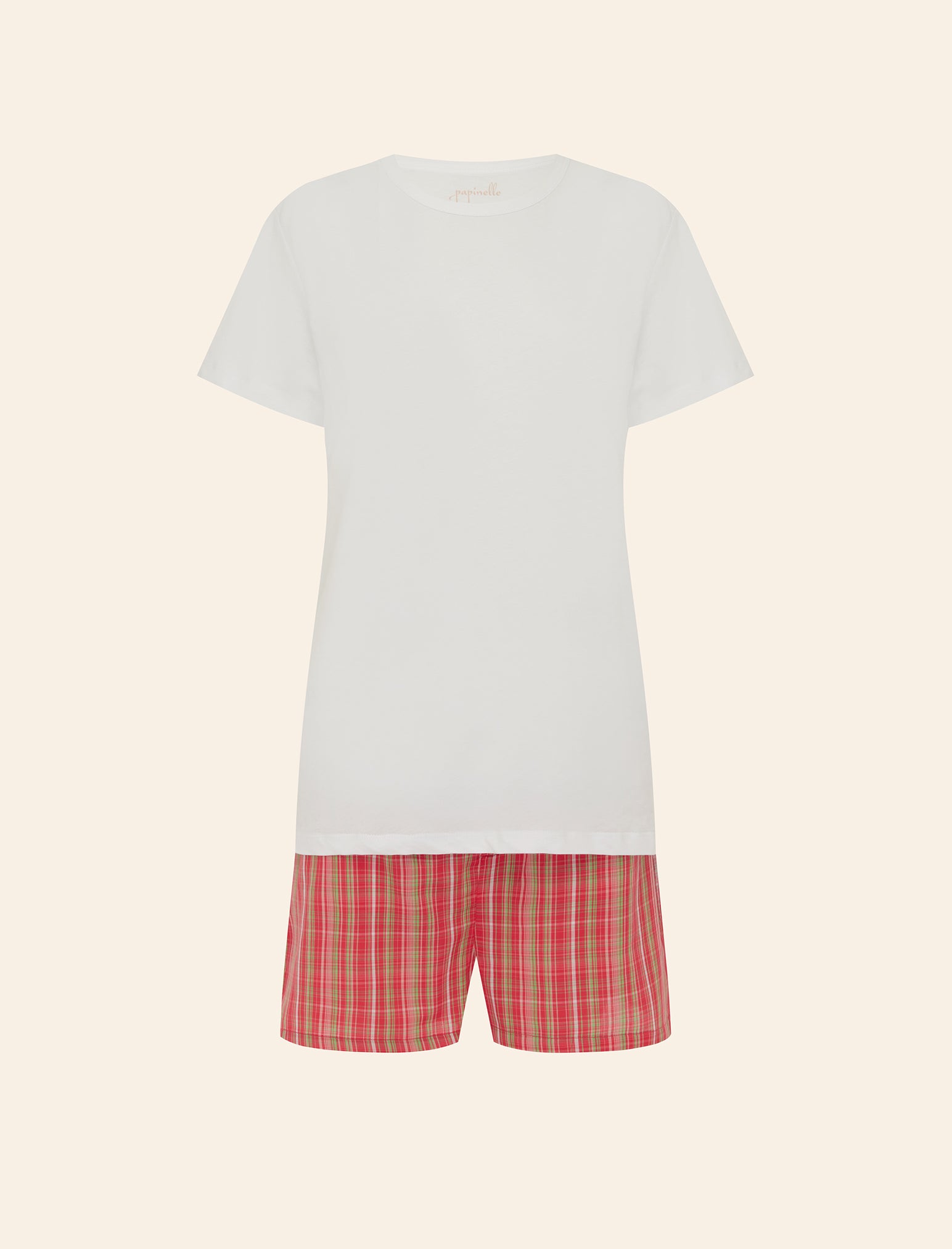 Holiday Plaid Unisex PJ Boxer Set