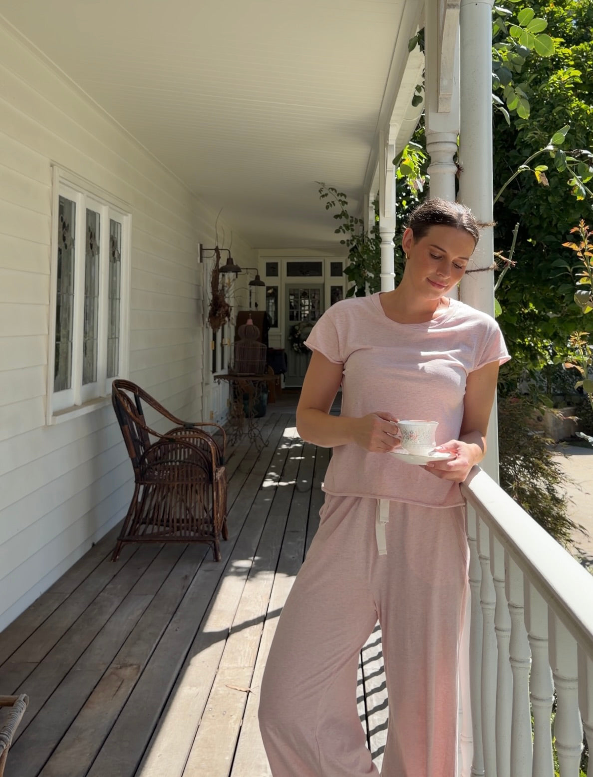 Jada Organic Cotton Wide Leg Pant