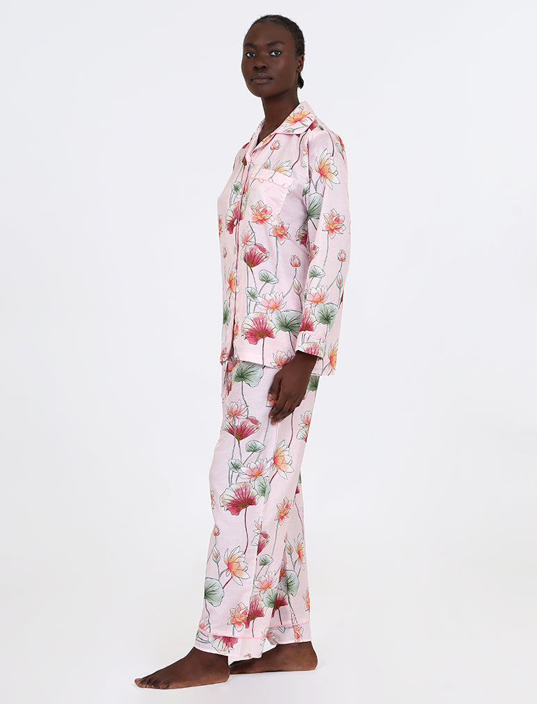 Lotus Cotton Silk PJ Set