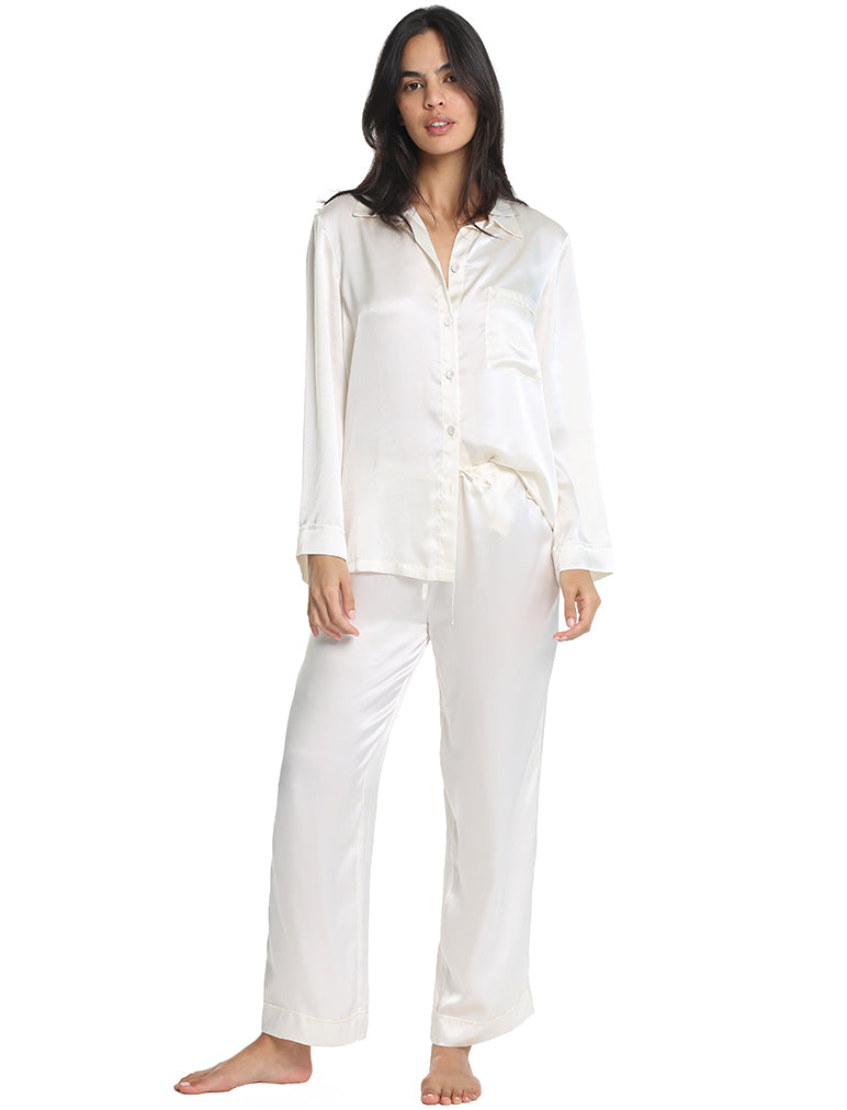 Audrey Washable Silk Full Length PJ
