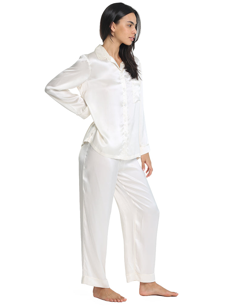 Audrey Washable Silk Full Length PJ
