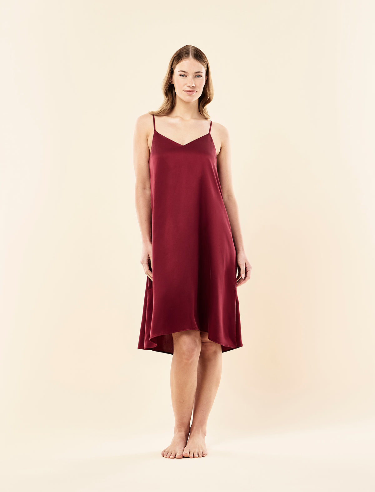 Audrey Washable Silk Slip Nightie