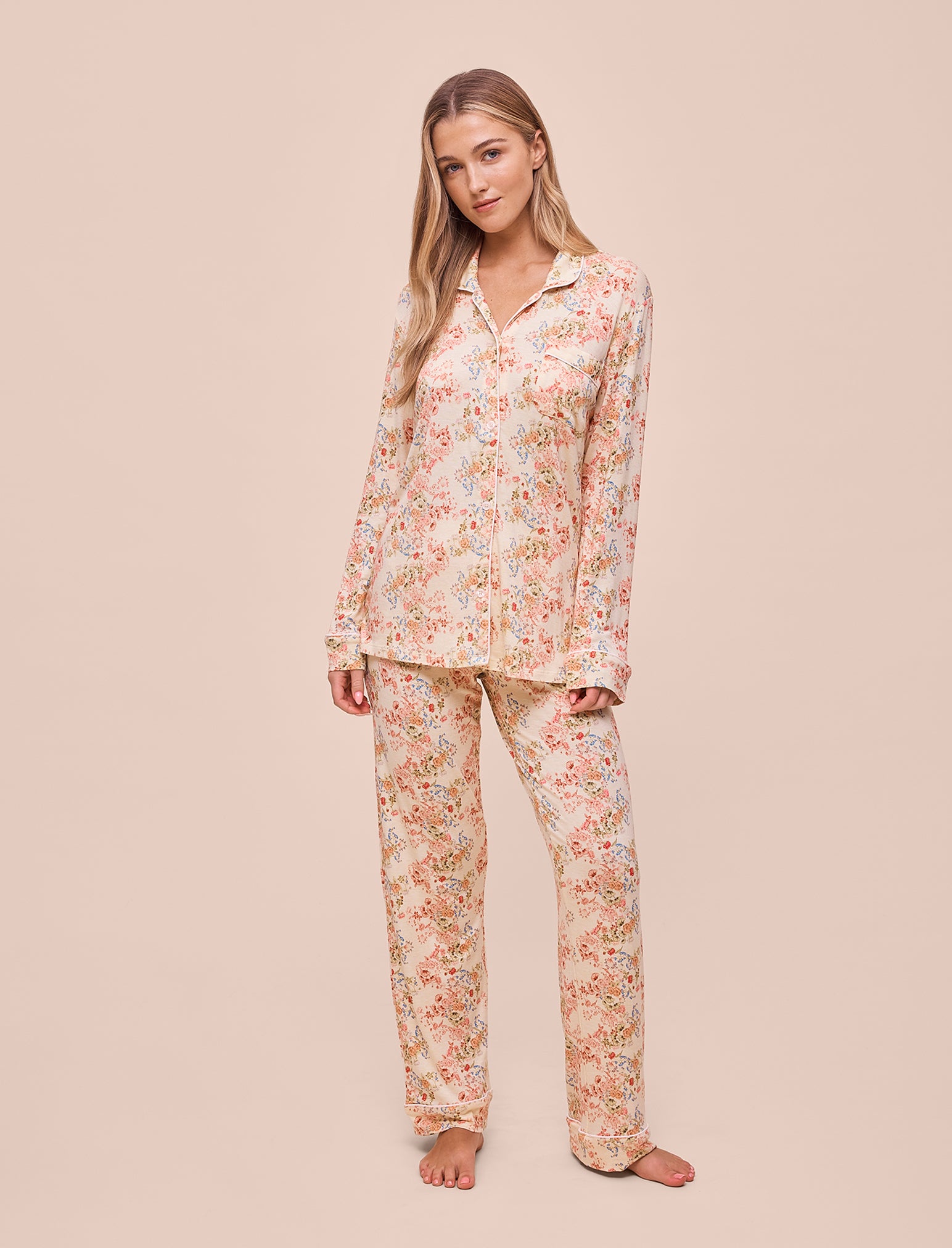 Kate Modal Soft Full Length PJ Set