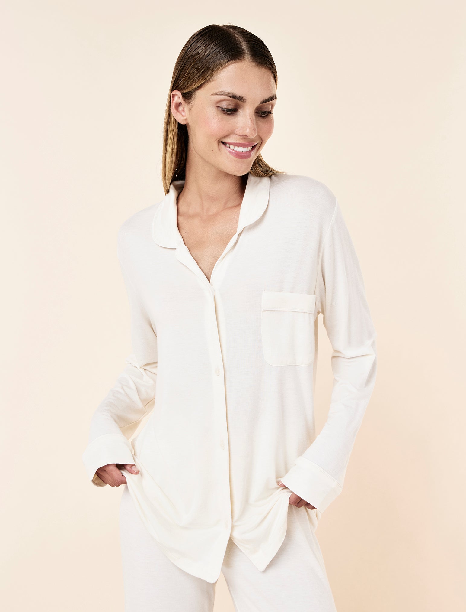 Kate Modal Soft Full Length PJ Set