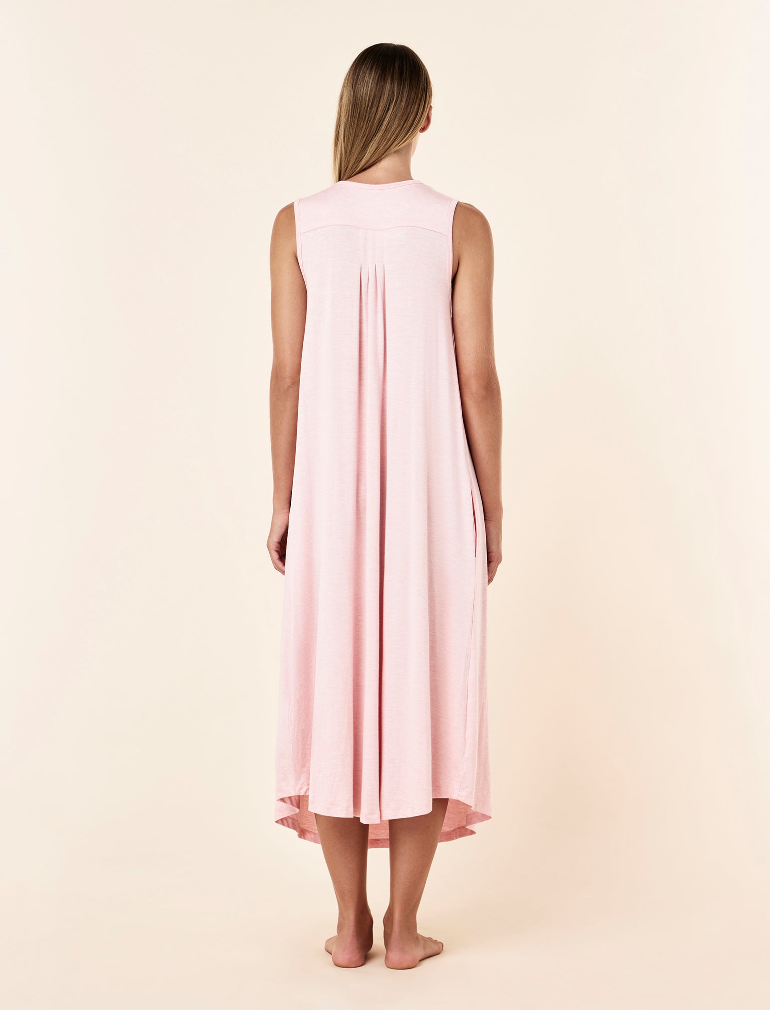 Kate Modal Soft Pleat Front Maxi Nightie