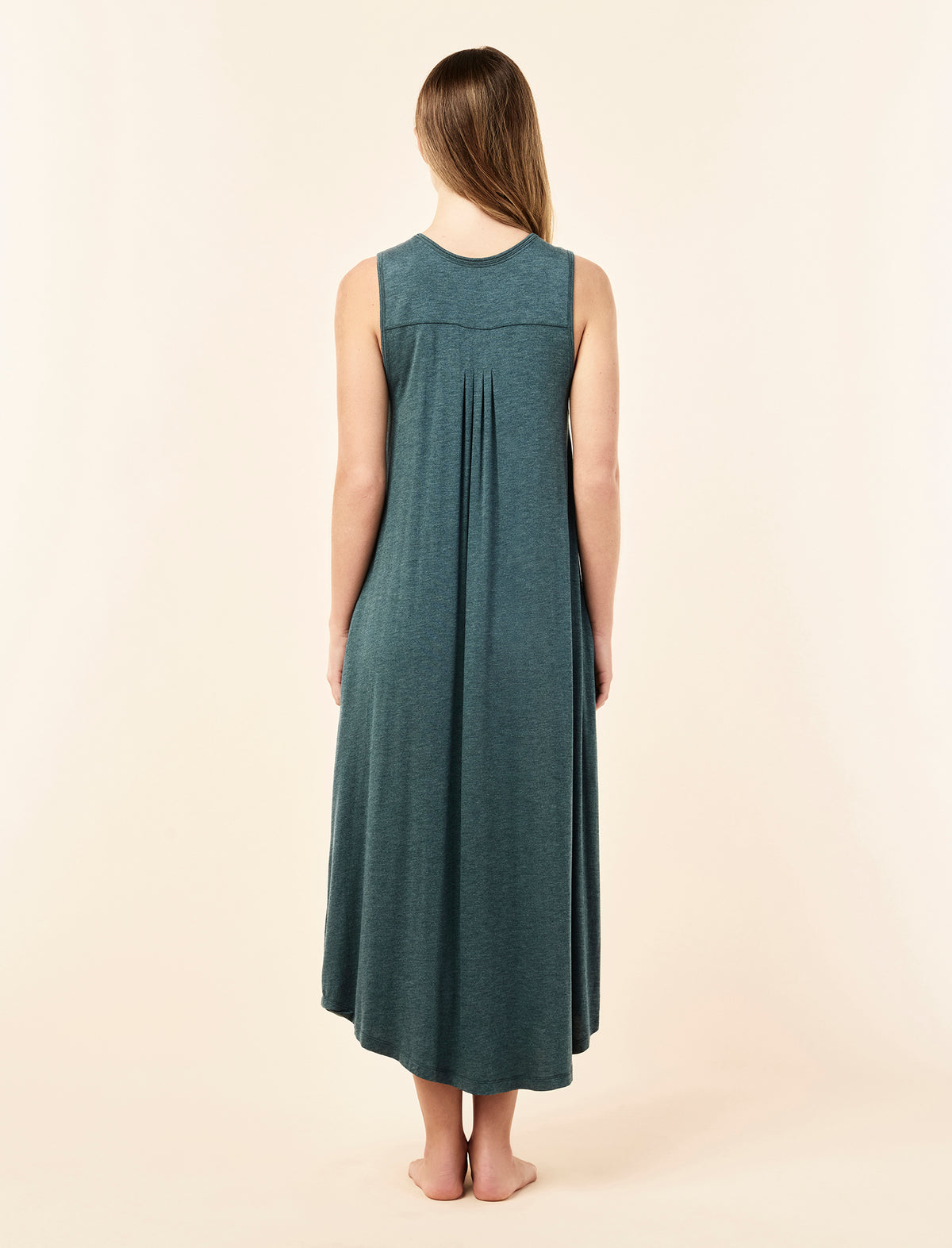 Kate Modal Soft Pleat Front Maxi Nightie