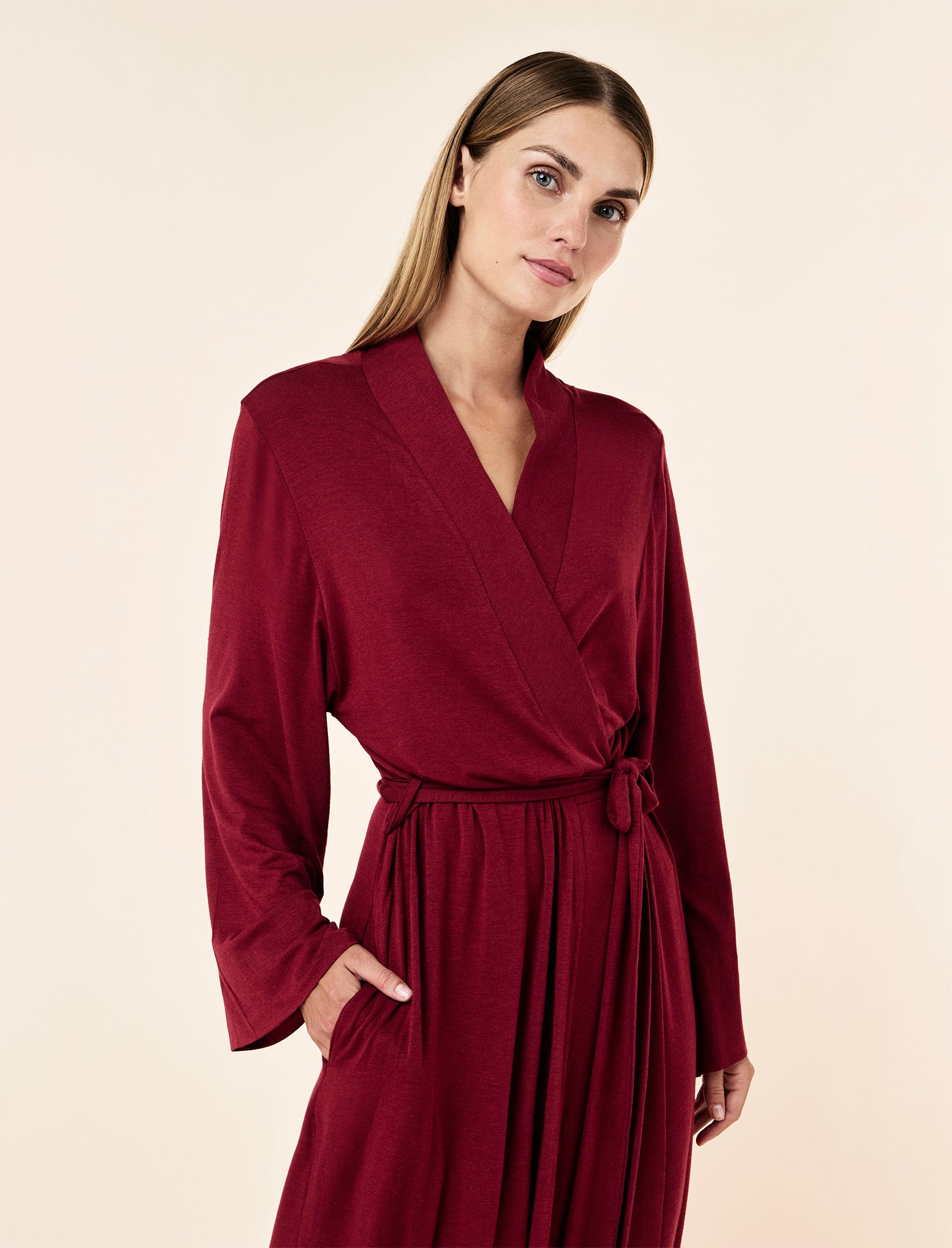 Kate Modal Soft Maxi Robe