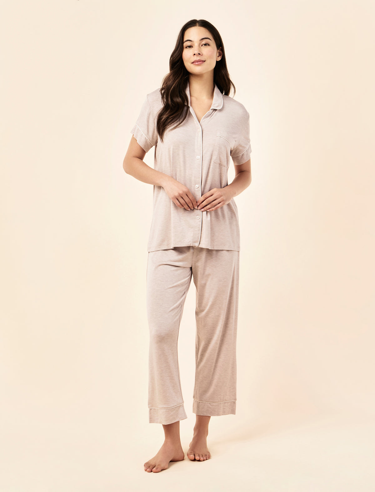 Kate Modal Soft Crop PJ Set