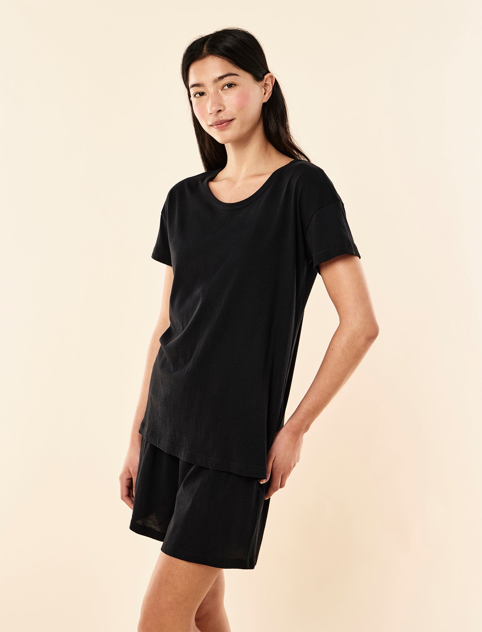 Jada Organic Cotton Knit Classic Tee