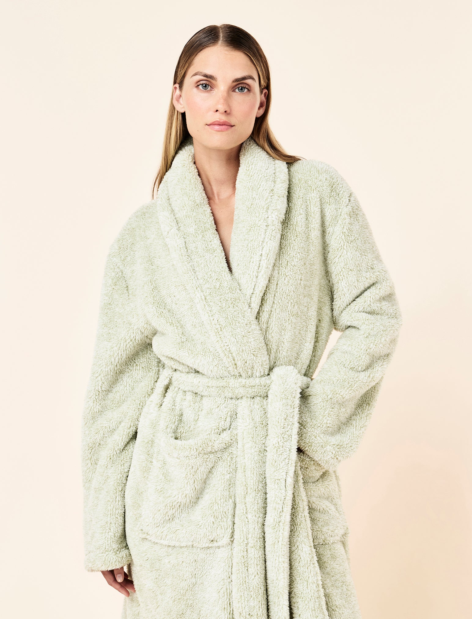 Cosy Plush Mid-Length Robe