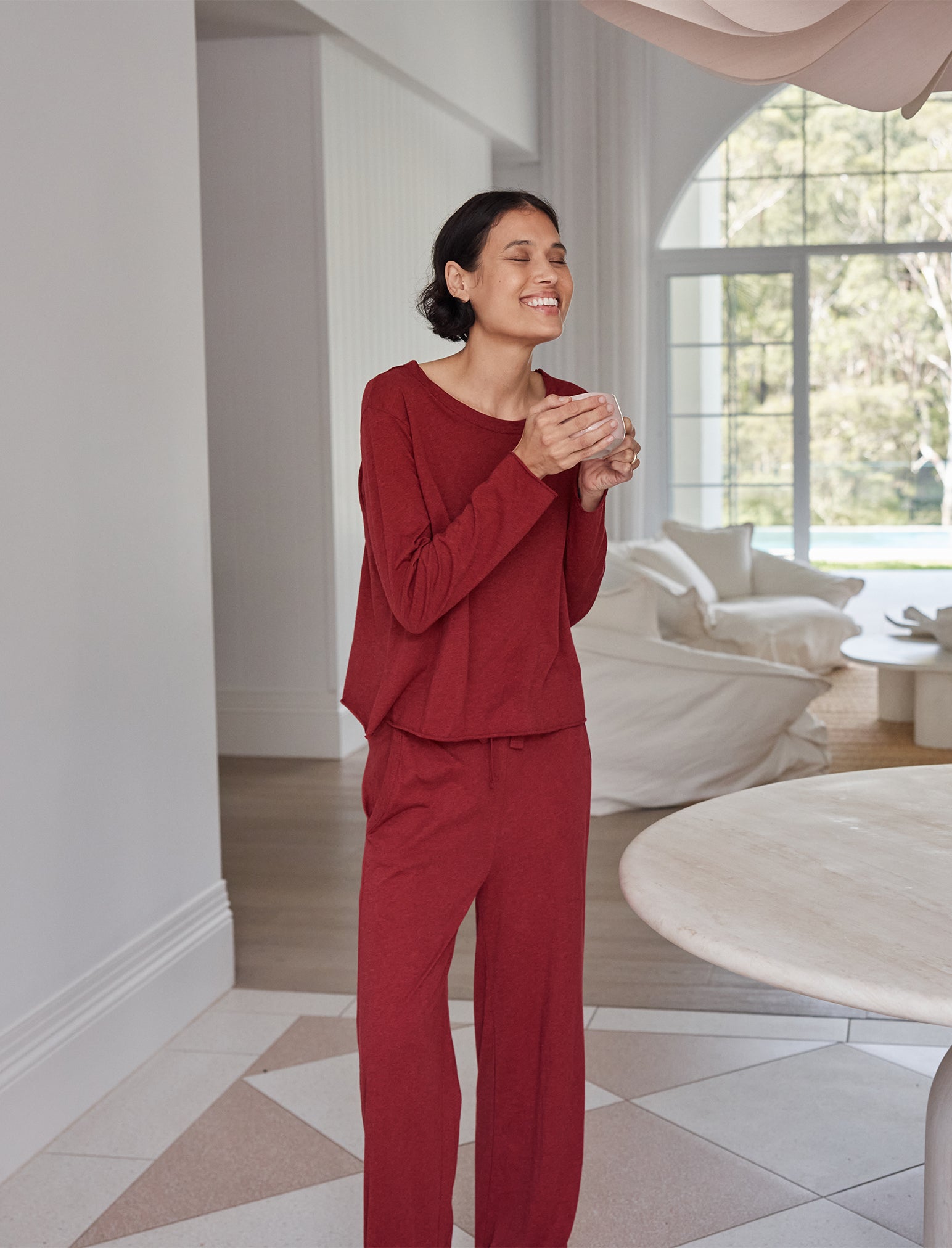 Jada Organic Cotton Boxy Long Sleeve Tee